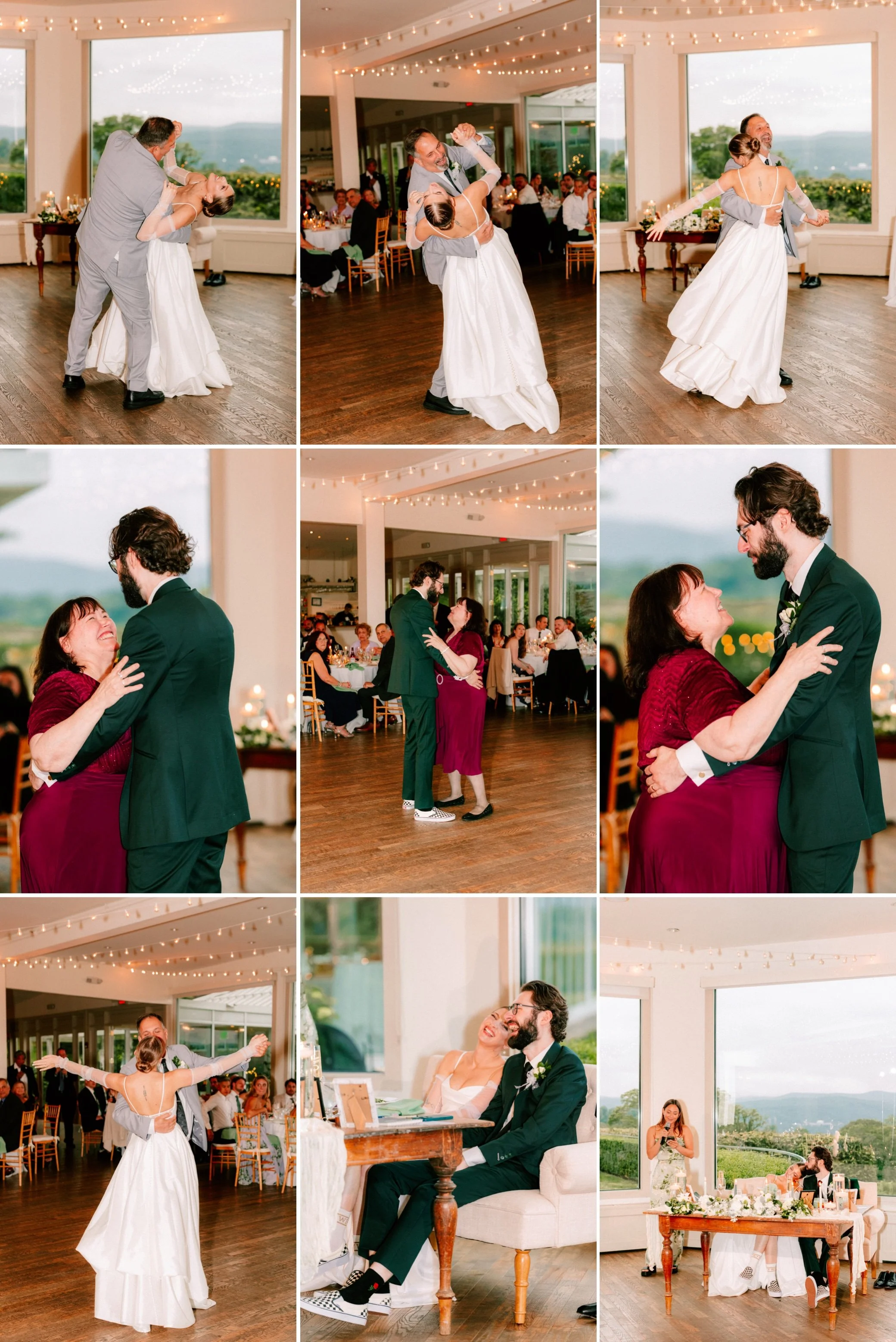  wedding reception parent dances and speeches at the garrison 