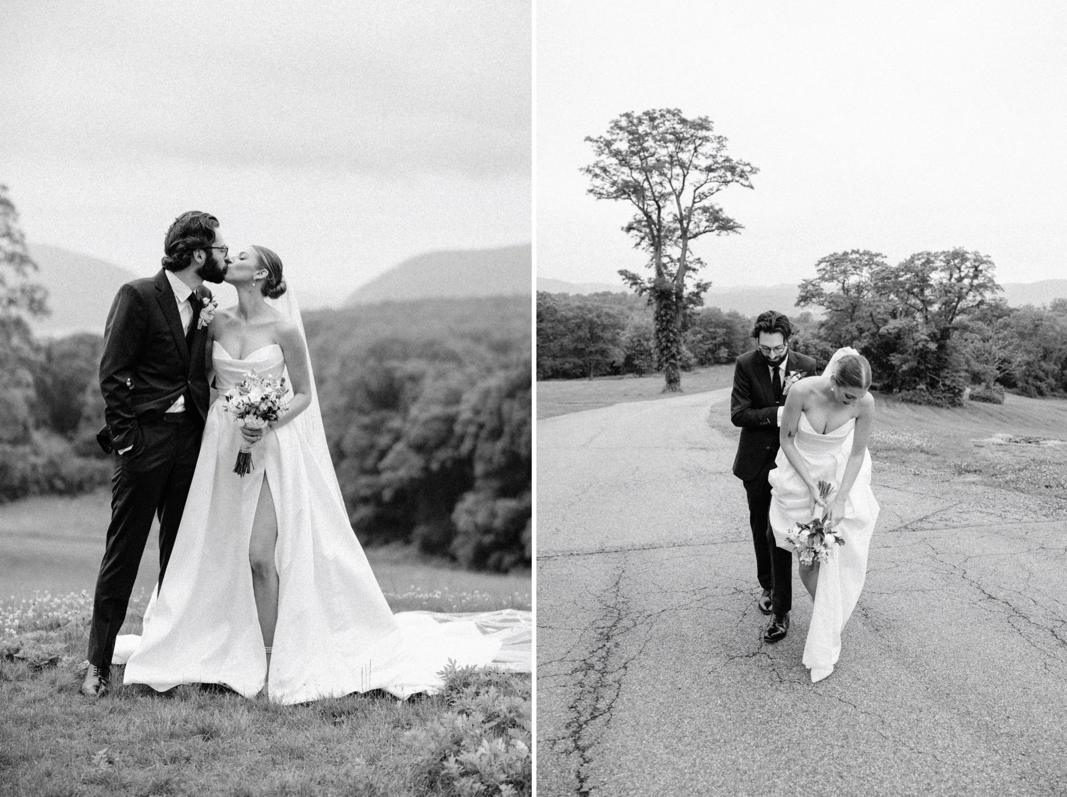  hudson valley film wedding photographer at the garrison 