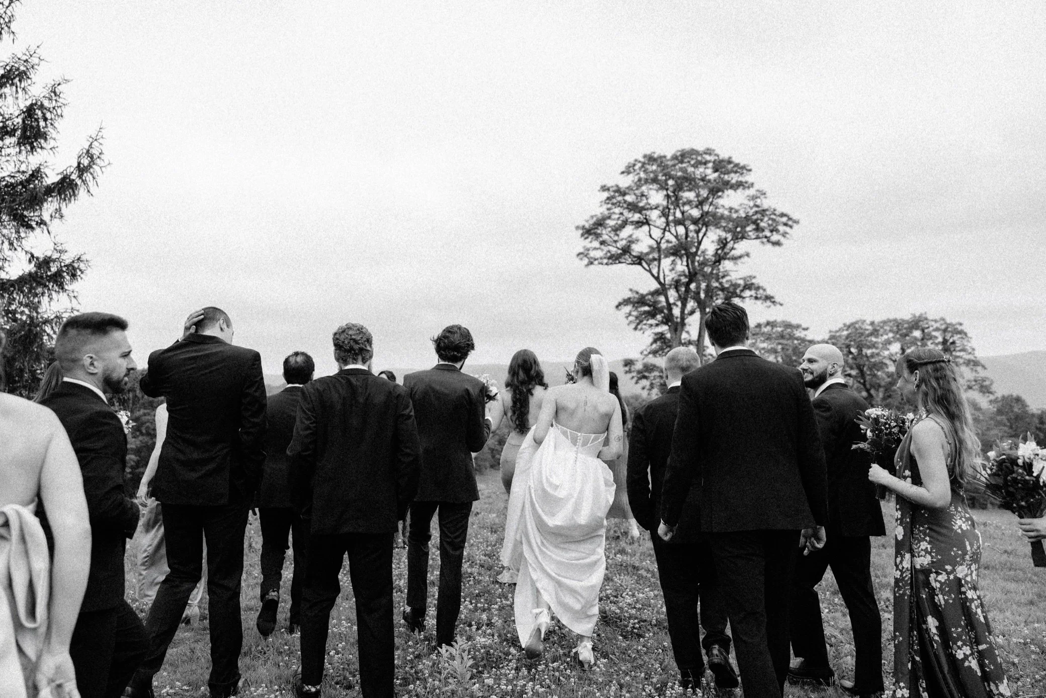  hudson valley documentary film photographs of wedding party at the garrison 