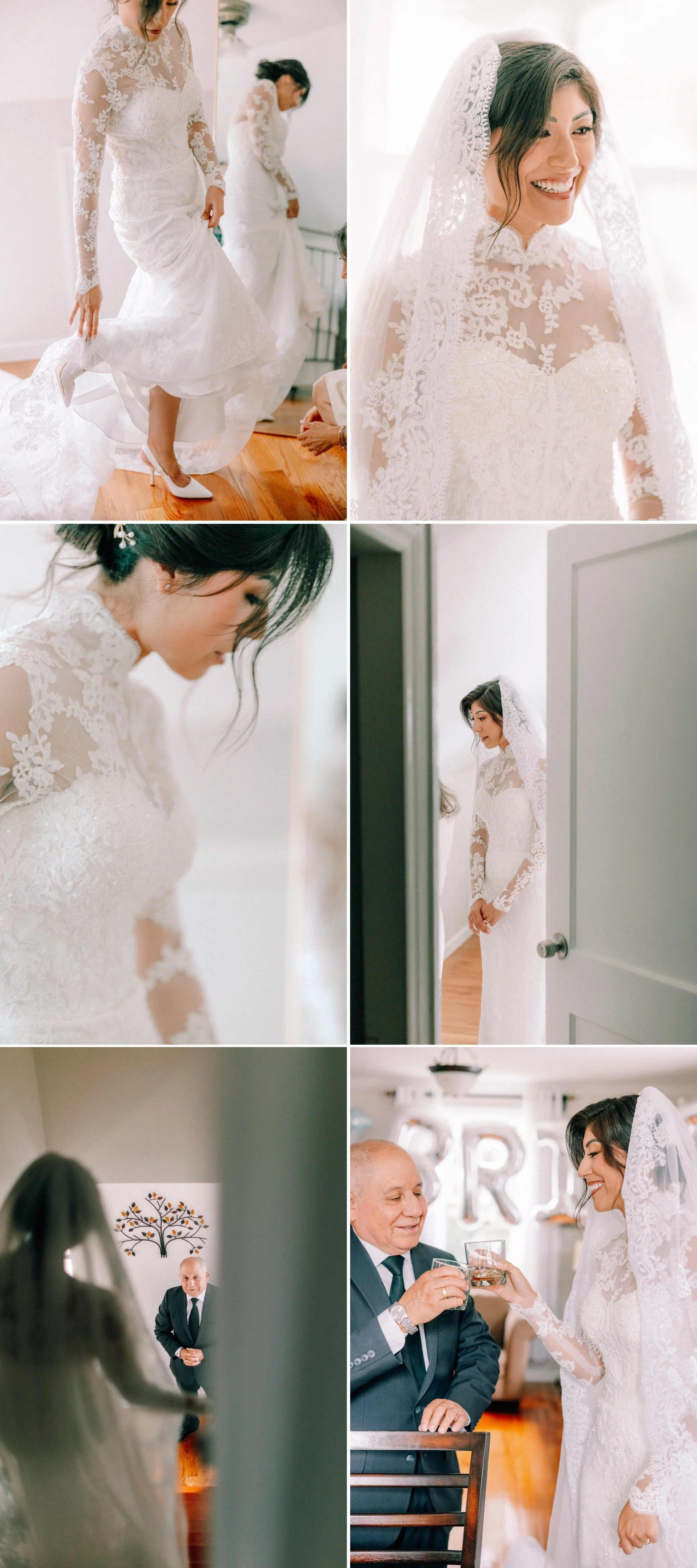  elegant timeless bride getting ready for her elopement in the hudson valley 