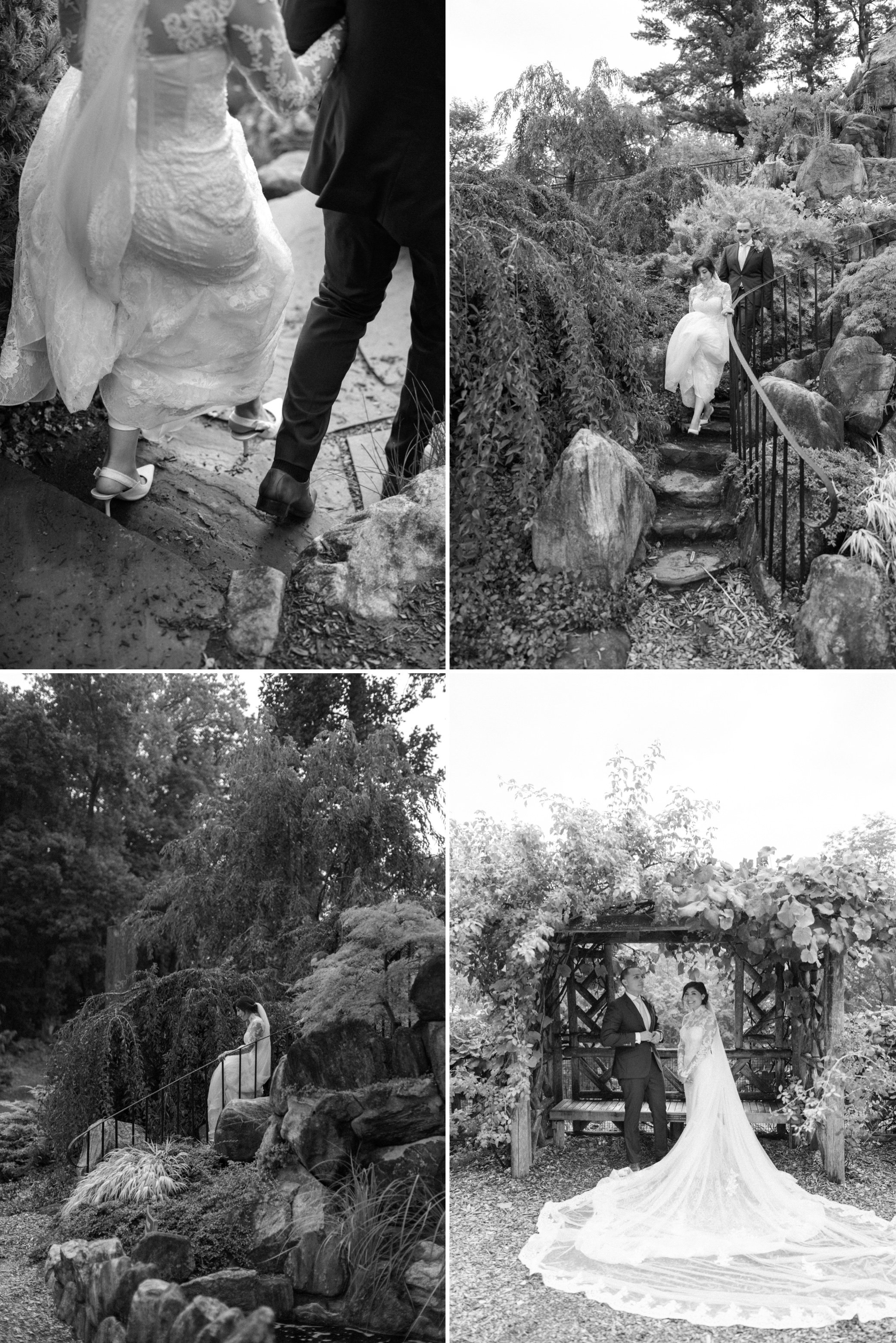  documentary elopement photographer in the hudson valley at untermyer gardens 