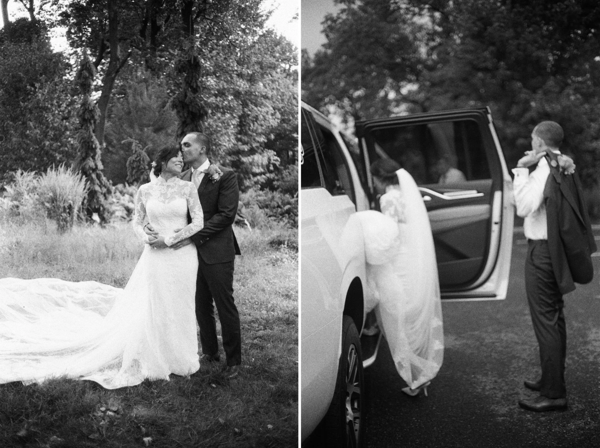  hudson valley film wedding and elopement photographer at untermyer gardens 