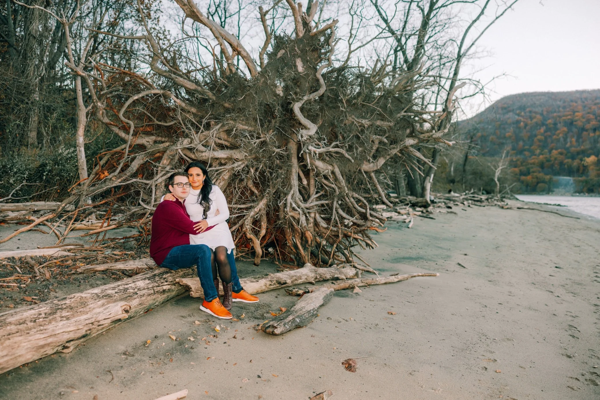hudson valley engagement photo shoot location
