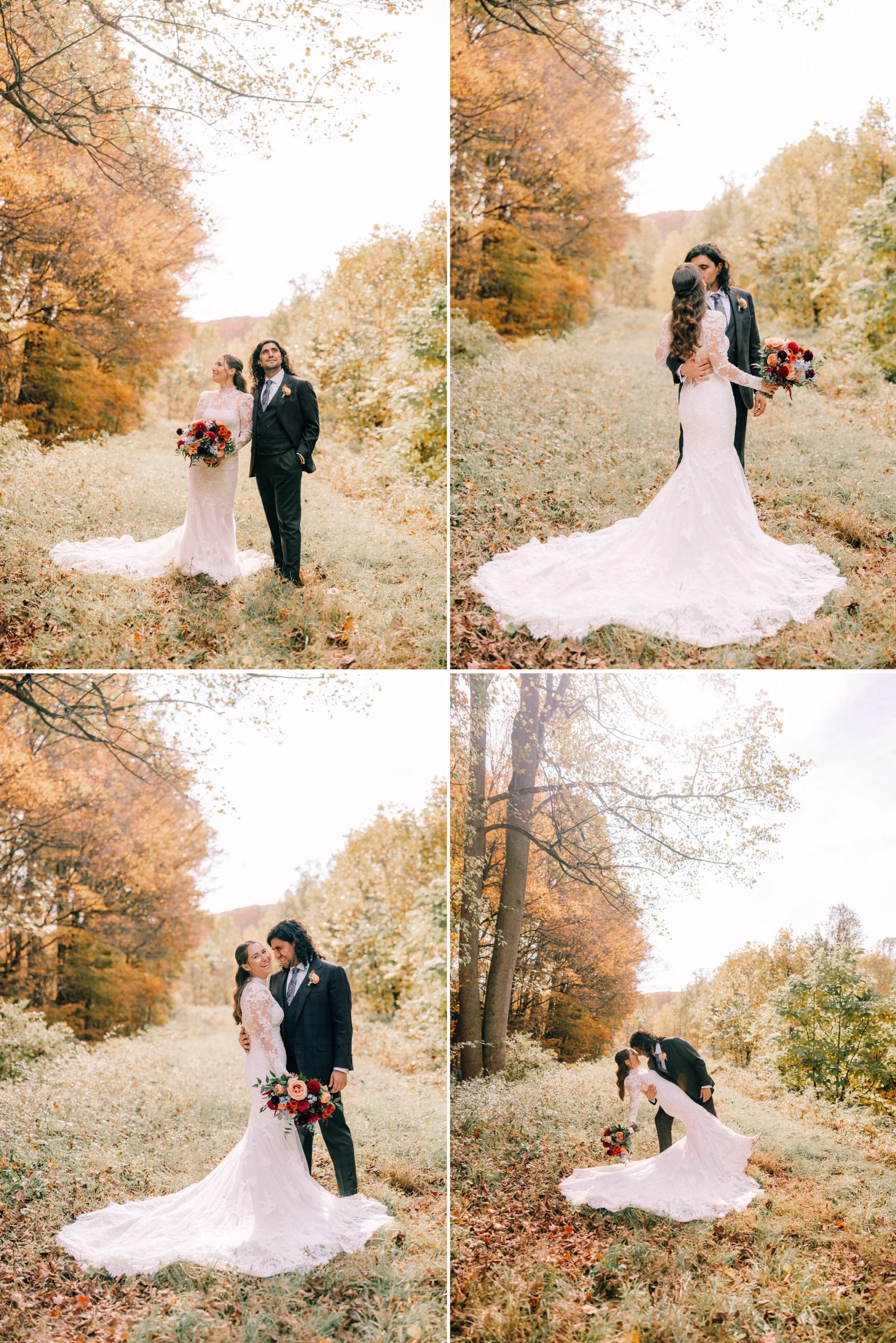 hudson valley autumn wedding