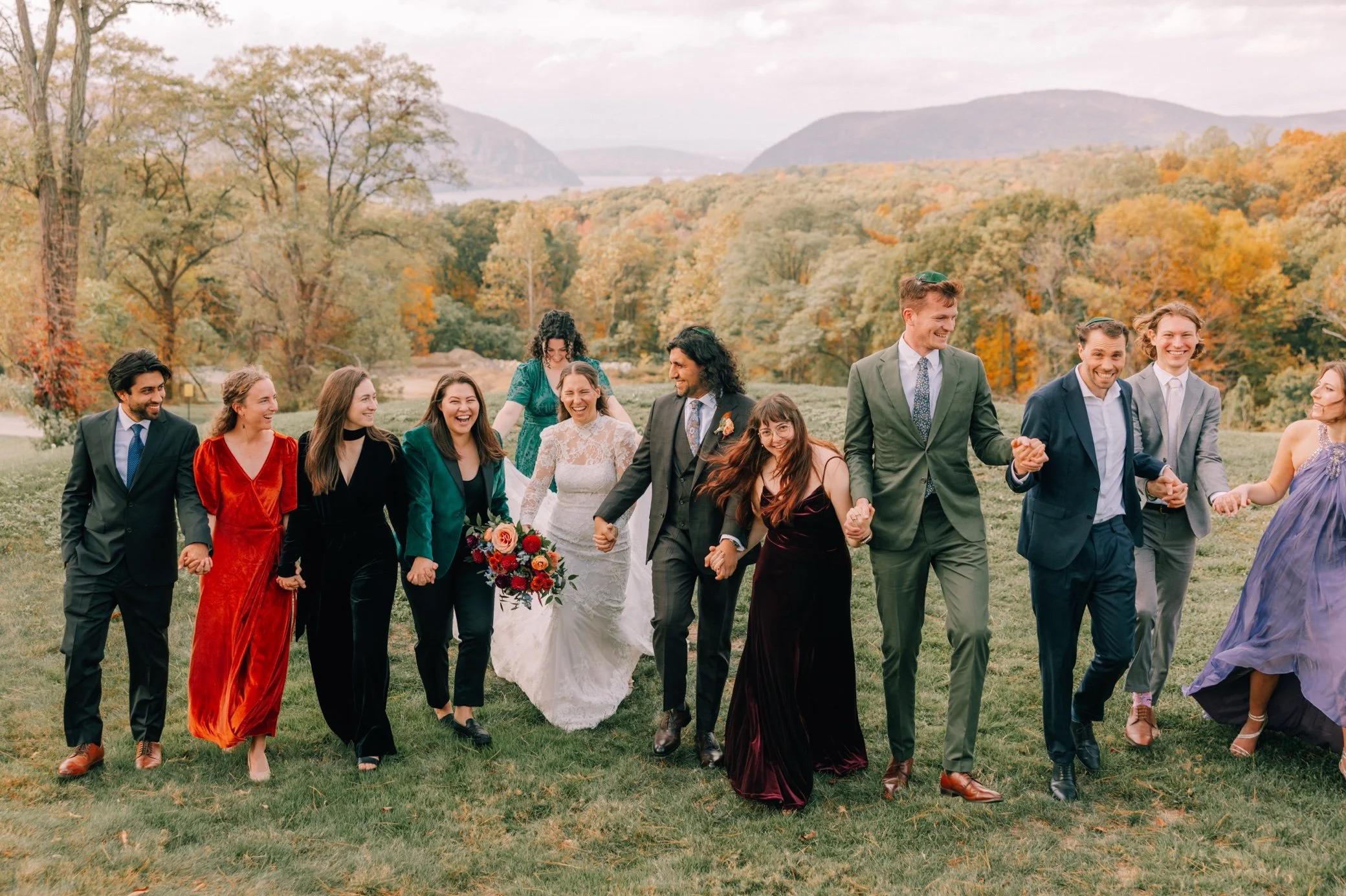 wedding party at the garrison