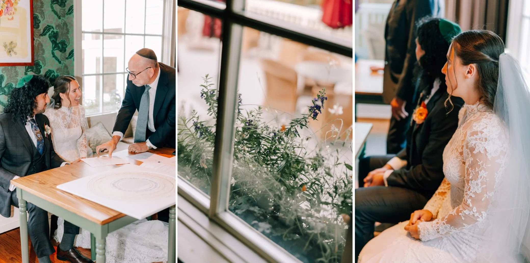 ketubah signing at the garrison