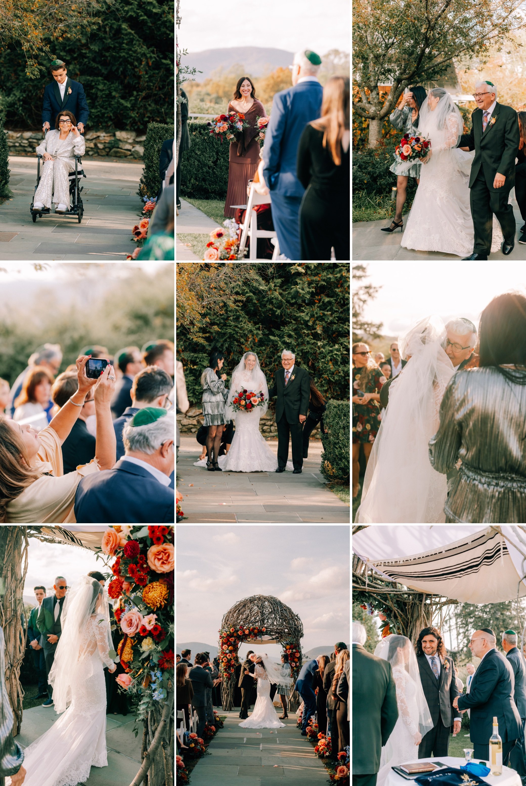 wedding ceremony at the garrison