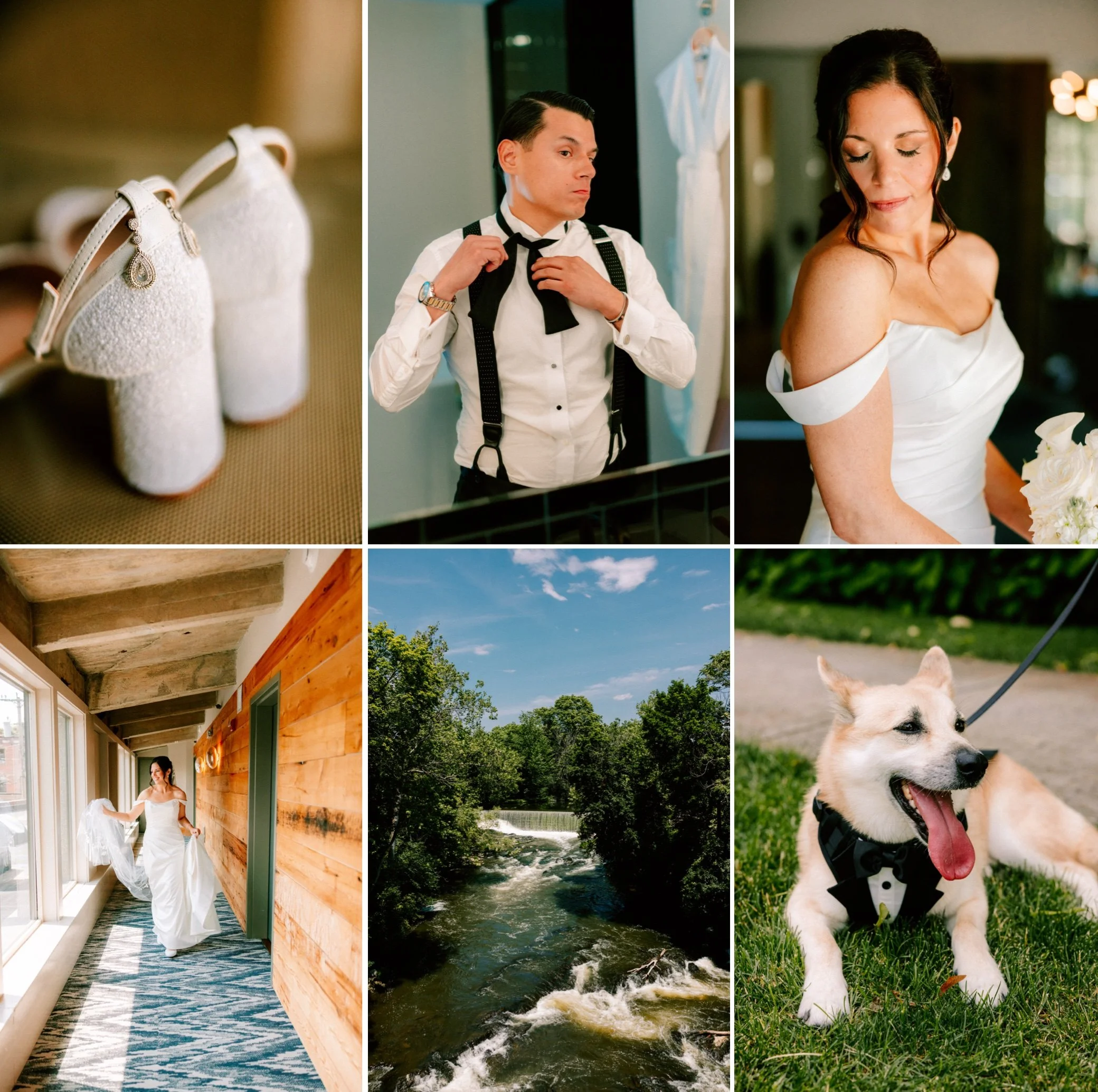  the roundhouse wedding getting ready photos 