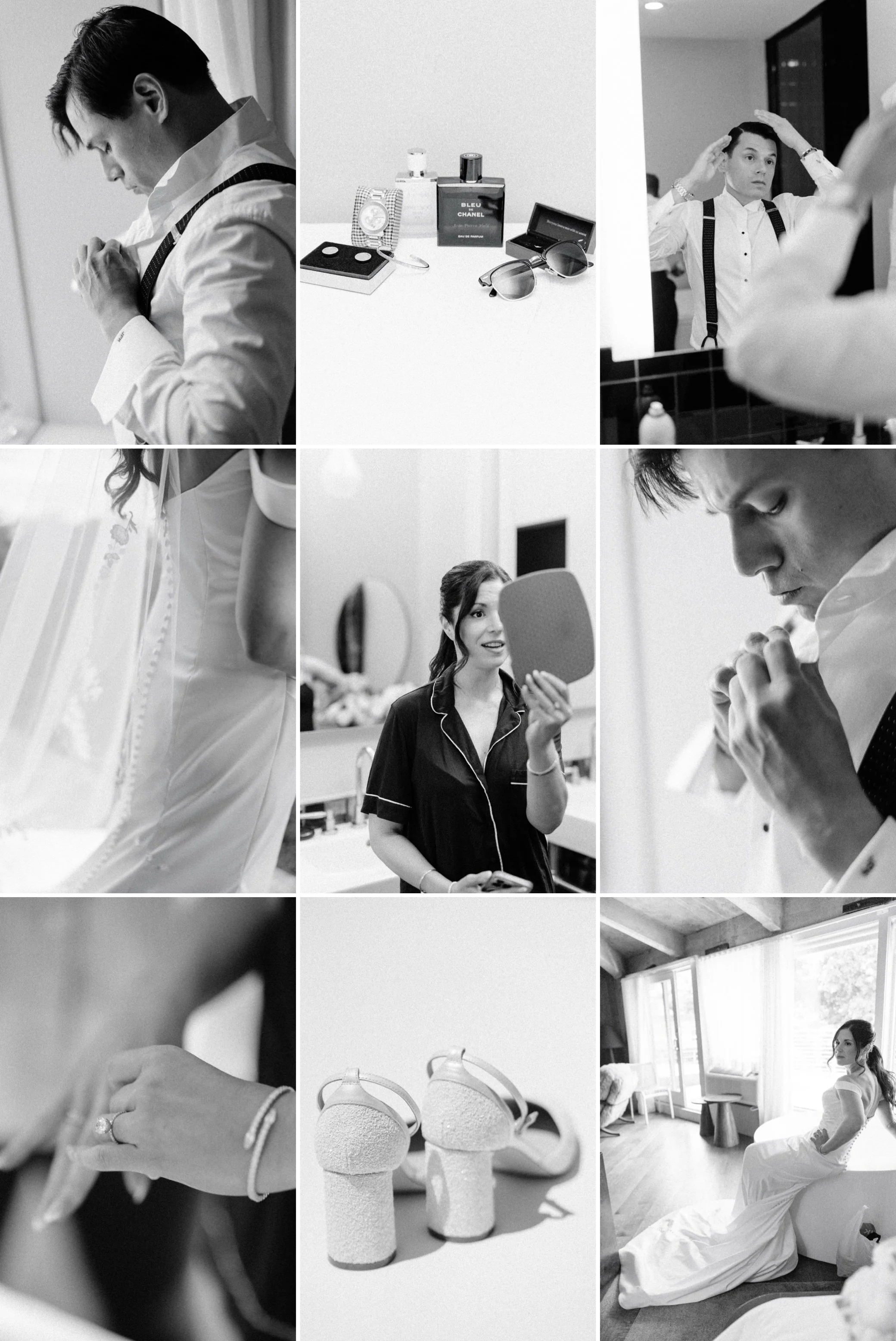  the roundhouse wedding getting ready film photography 