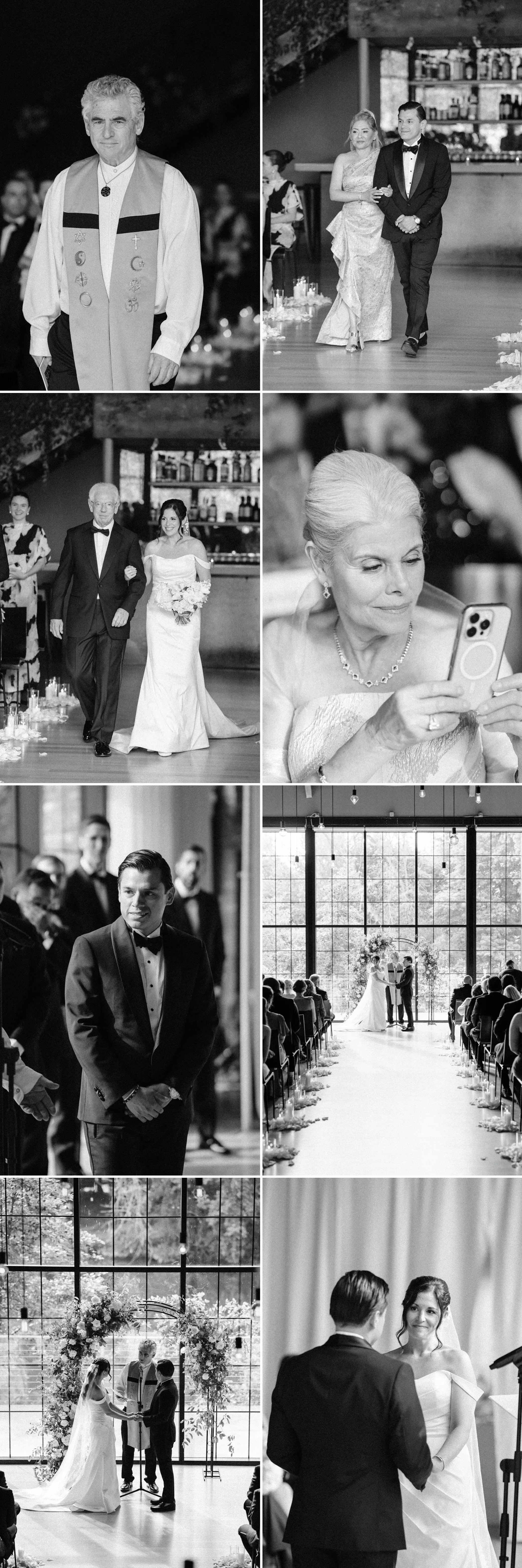 the roundhouse wedding ceremony film photography 
