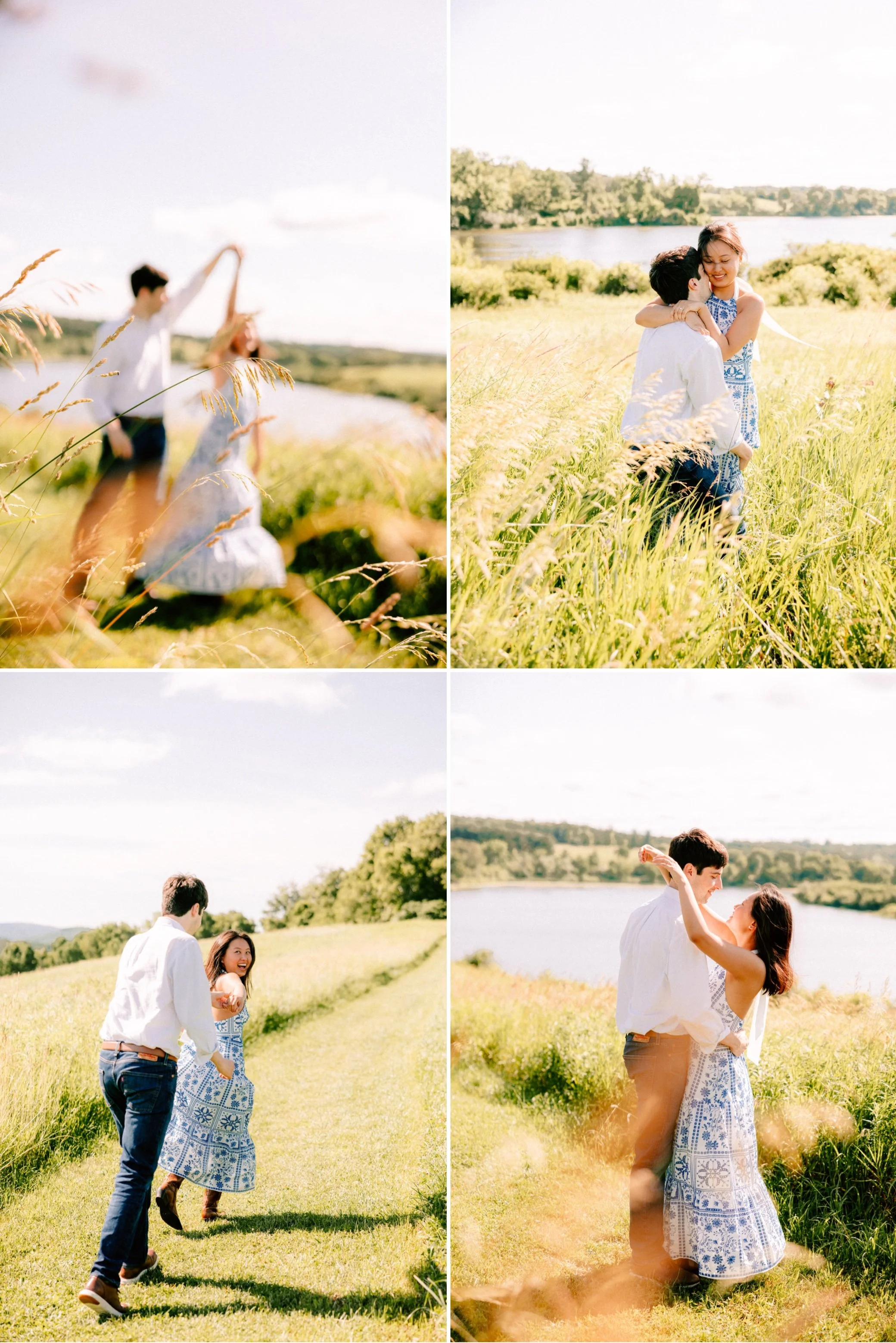  pride and prejudice inspired engagement shoot in the Chatham, NY 