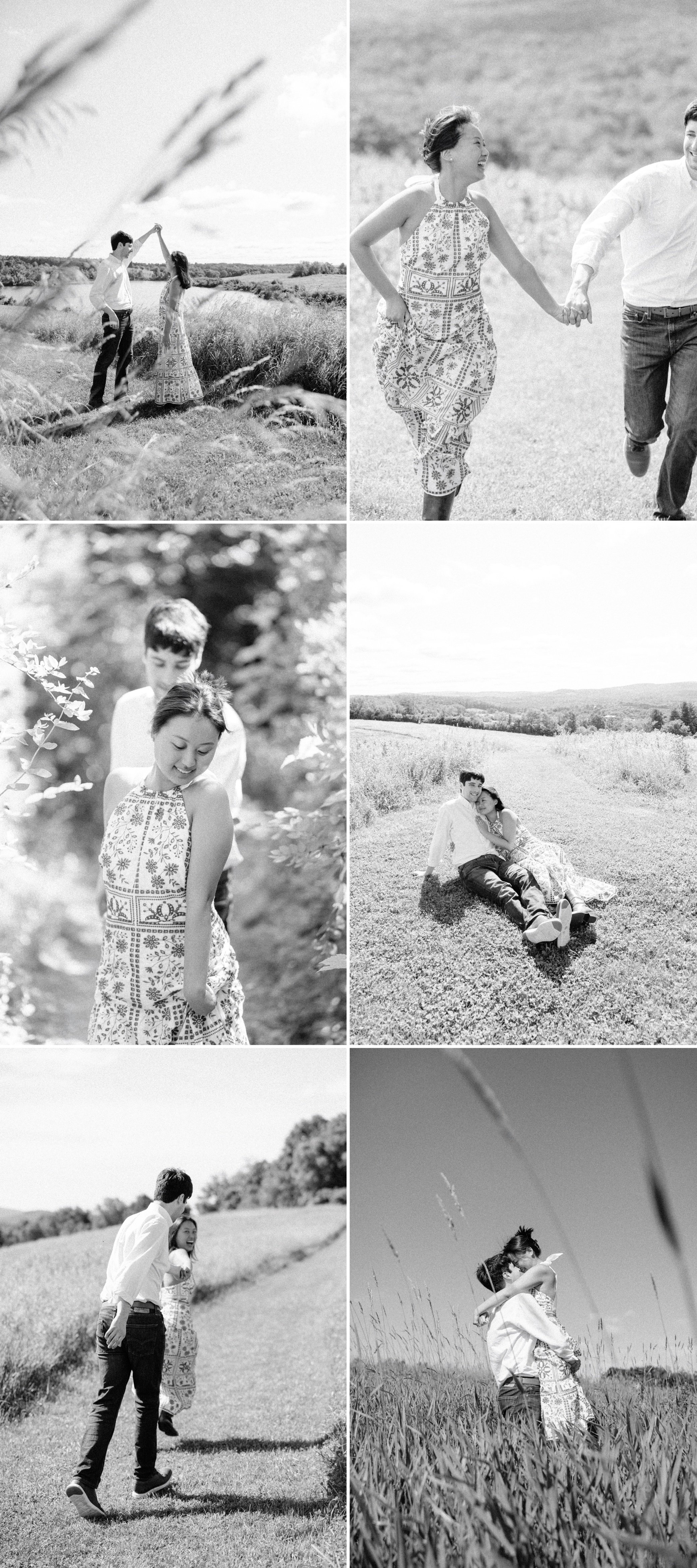  romantic film engagement photography in the hudson valley  