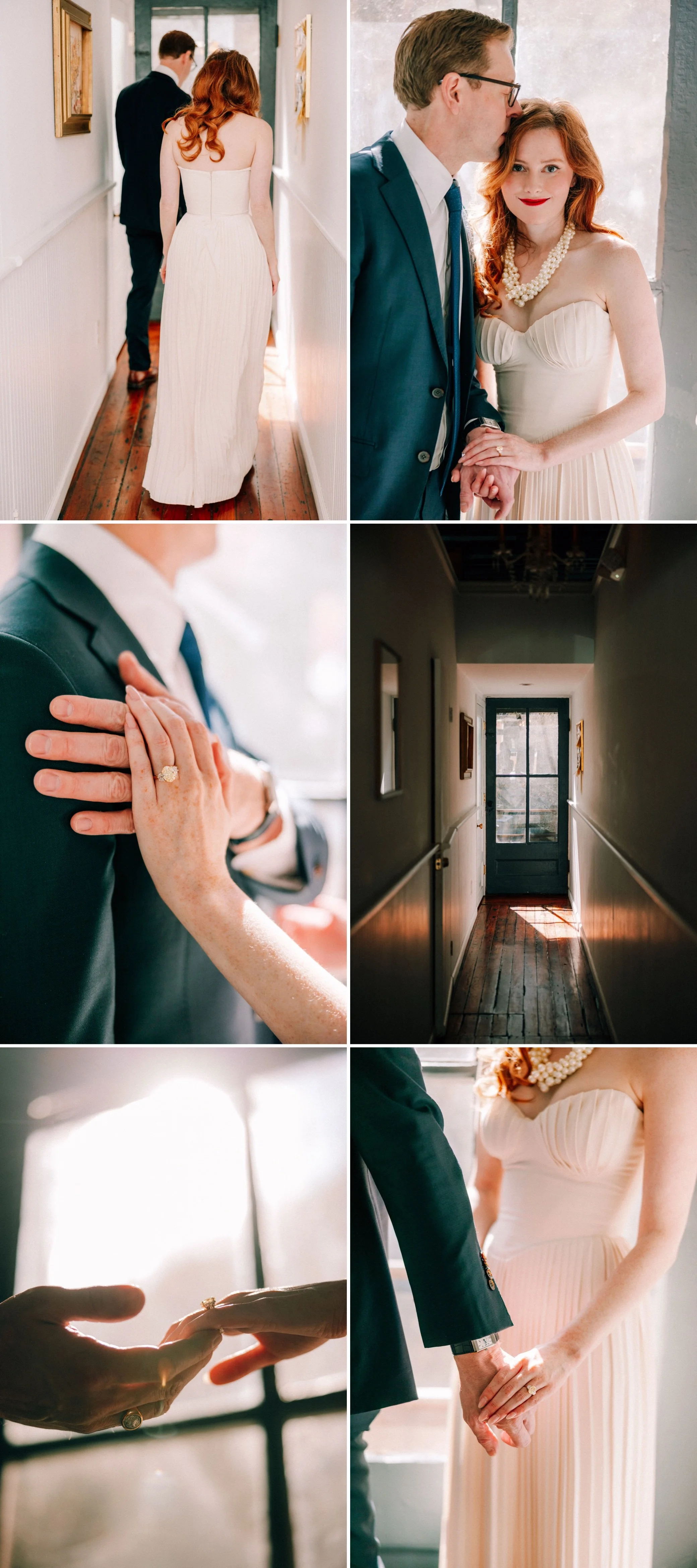  hudson valley indoor engagement photography location brunette wine bar in kingston, ny 