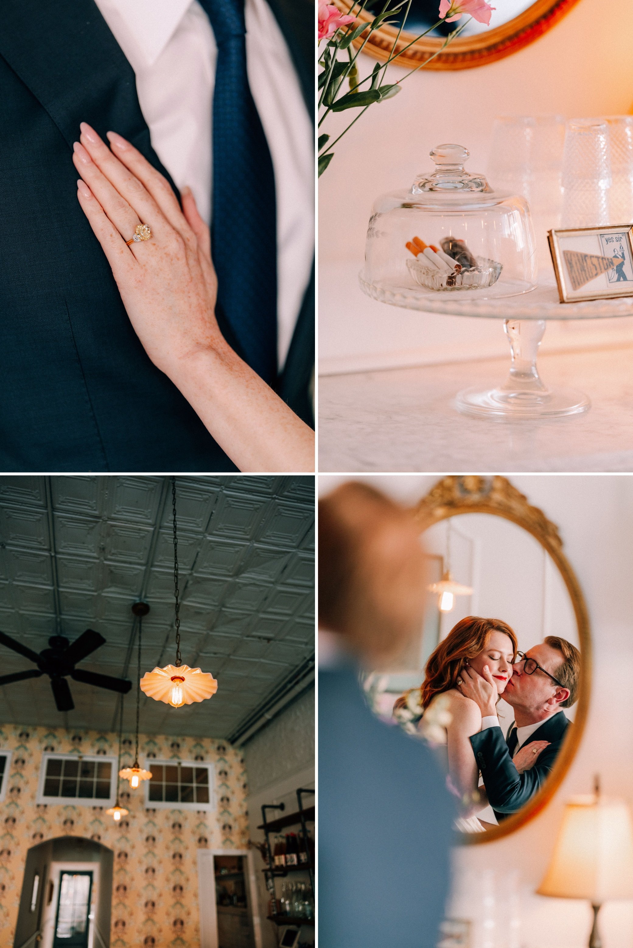  hudson valley indoor engagement photographer location brunette wine bar 