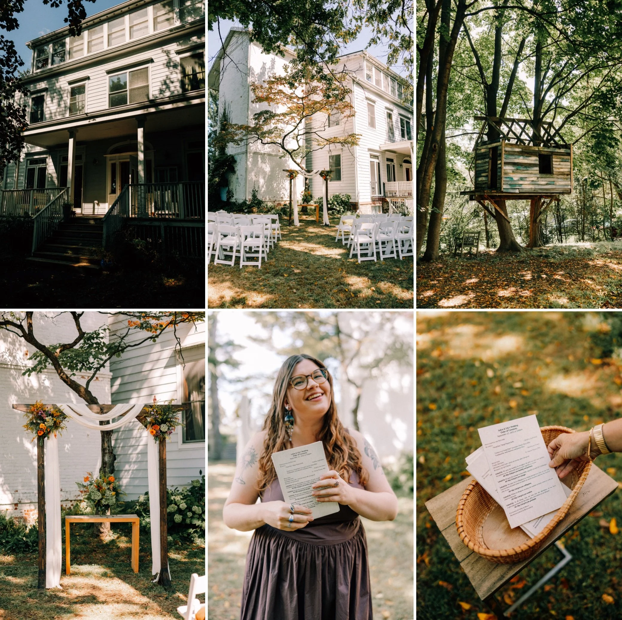  outdoor ceremony details and location at the yard in beacon, ny 