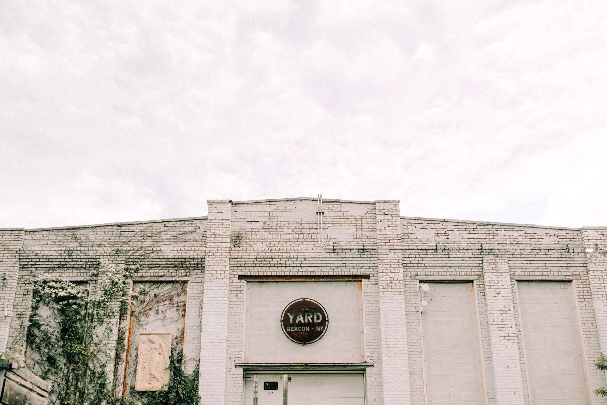  exterior of the yard wedding venue in beacon, ny 