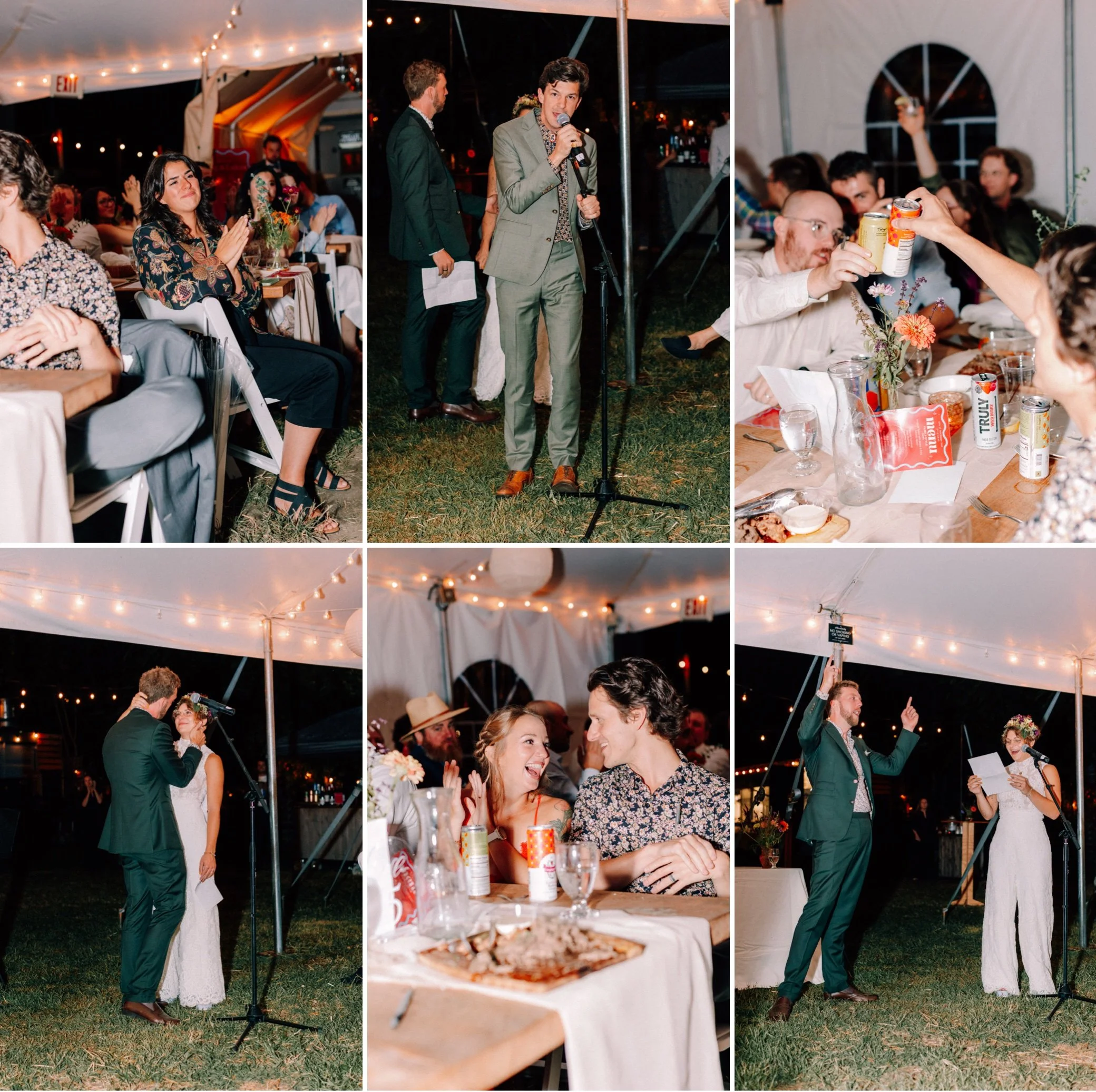  wedding reception speeches at the yard in beacon, ny 