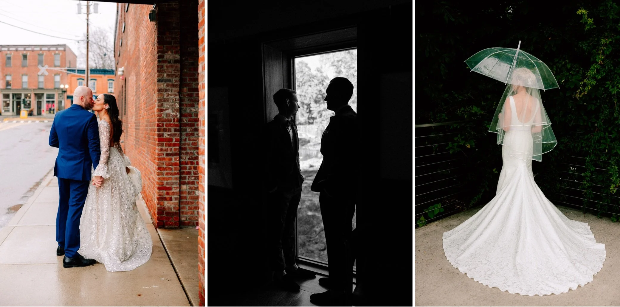 rainy day weddings at the roundhouse