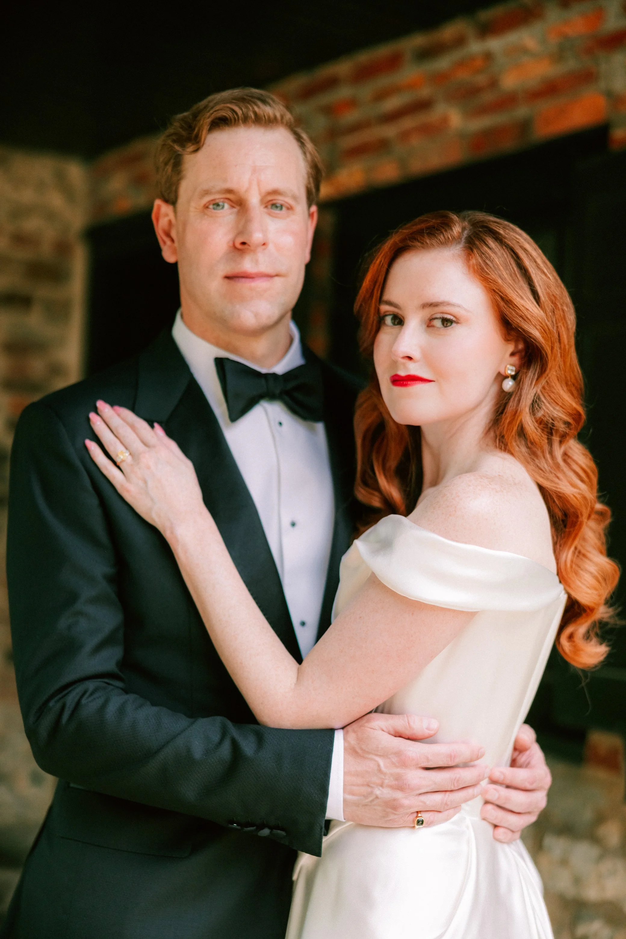 bride and groom editorial photograph in kingston new york