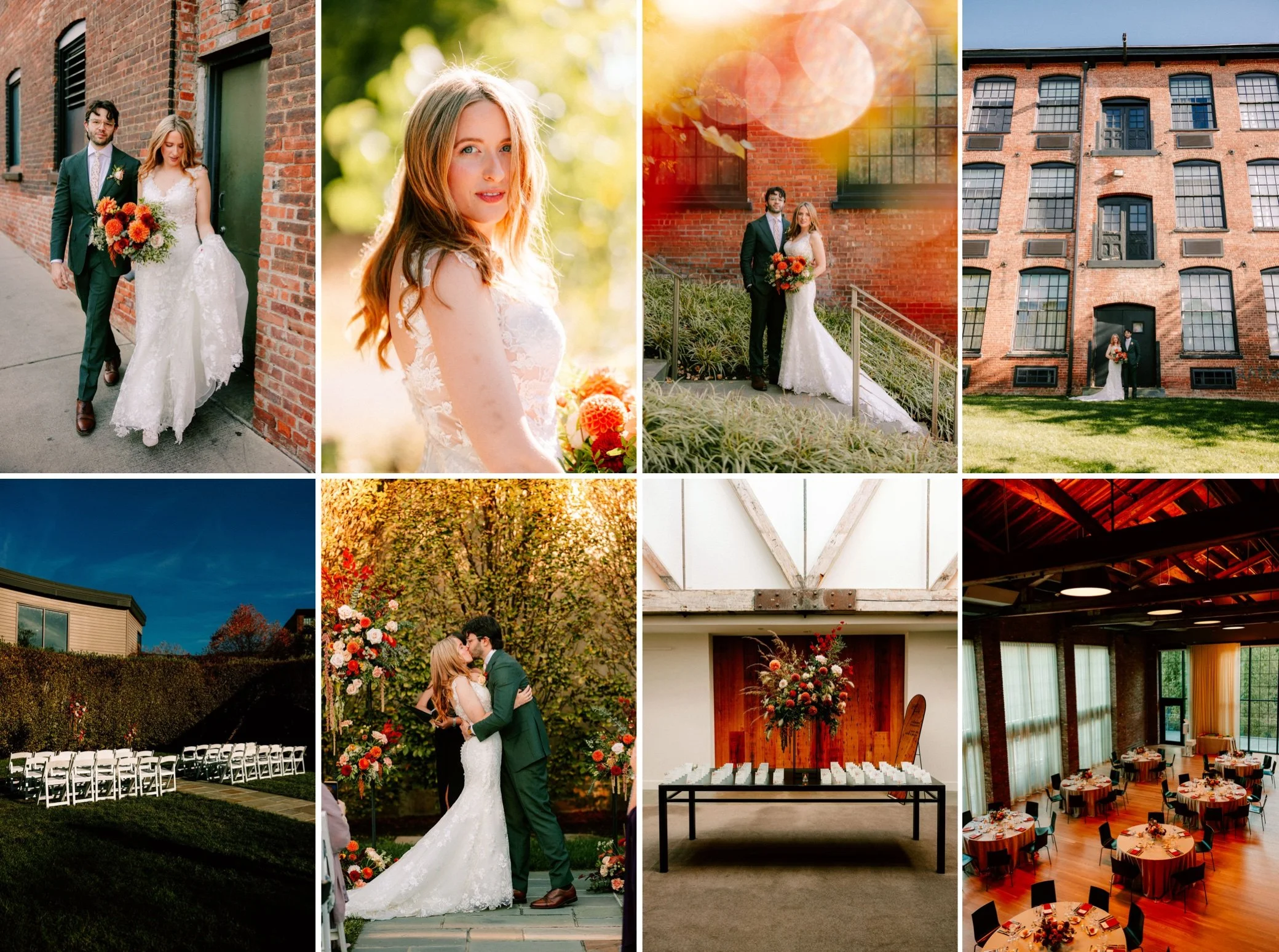 October wedding day at the roundhouse in beacon new york