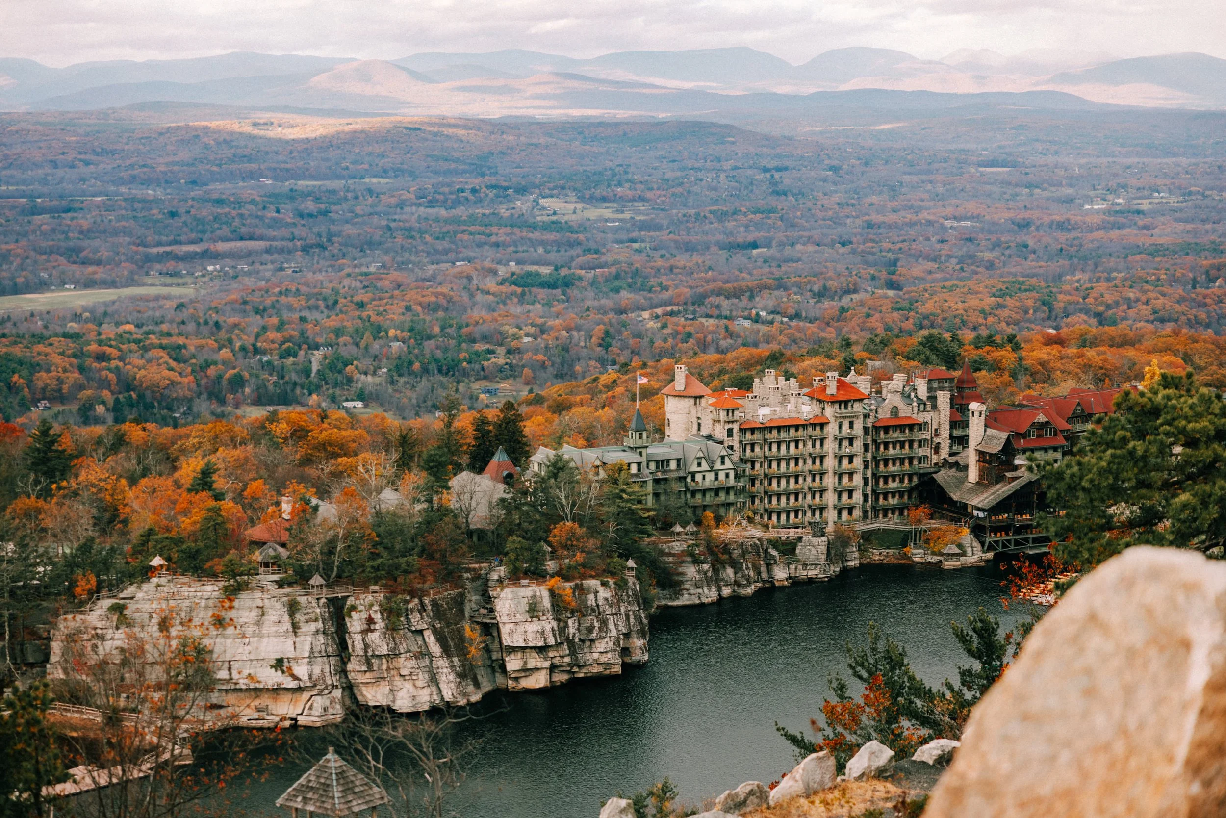 View of Mohonk Mountain house