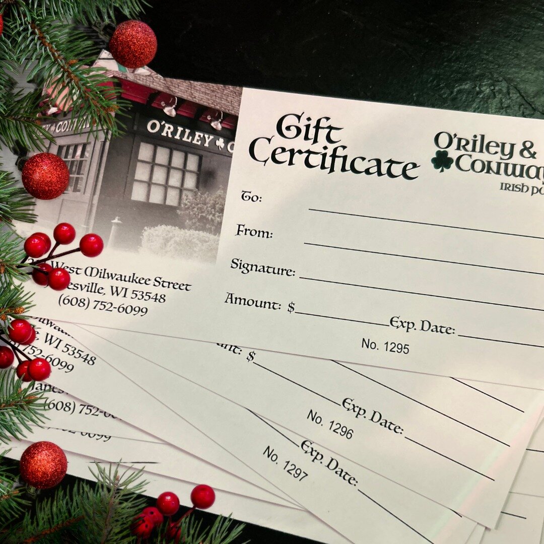 Searching for the perfect gift idea this holiday season? 
You're in luck!🍀 

For a limited time, buy any ORC gift card of $50 or more, and we'll sweeten the deal.
 
Buy a $50 gift card and get $10 free! 
Buy a $100 gift card and get $20 free!

Stop 