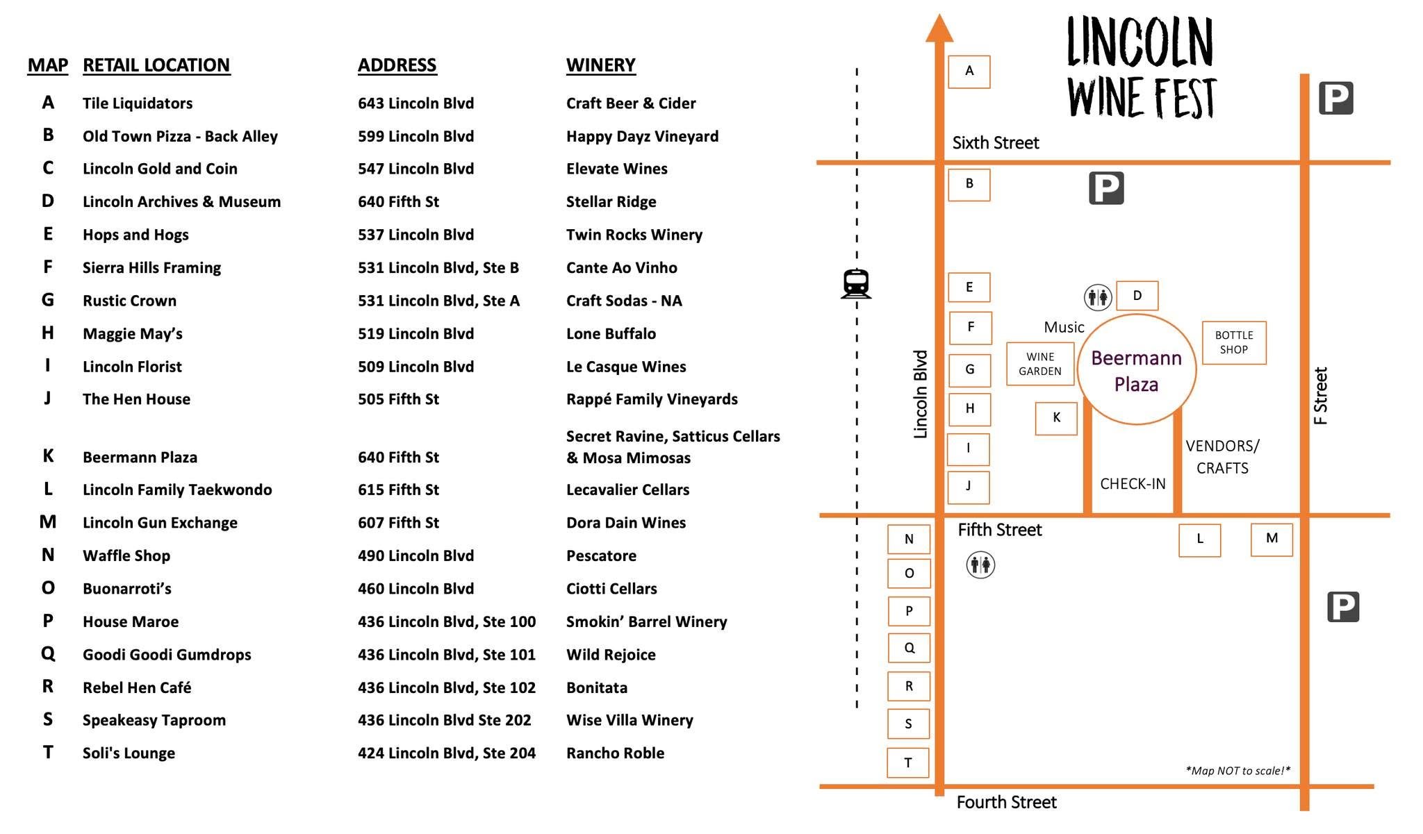 Happy Lincoln Wine Fest Day! For those with tickets, please make sure you have your ticket QR code on your phone or printed out so we can scan. ID's are necessary so make sure you have it. Check in at Beermann Plaza. You might want to bring an umbrel