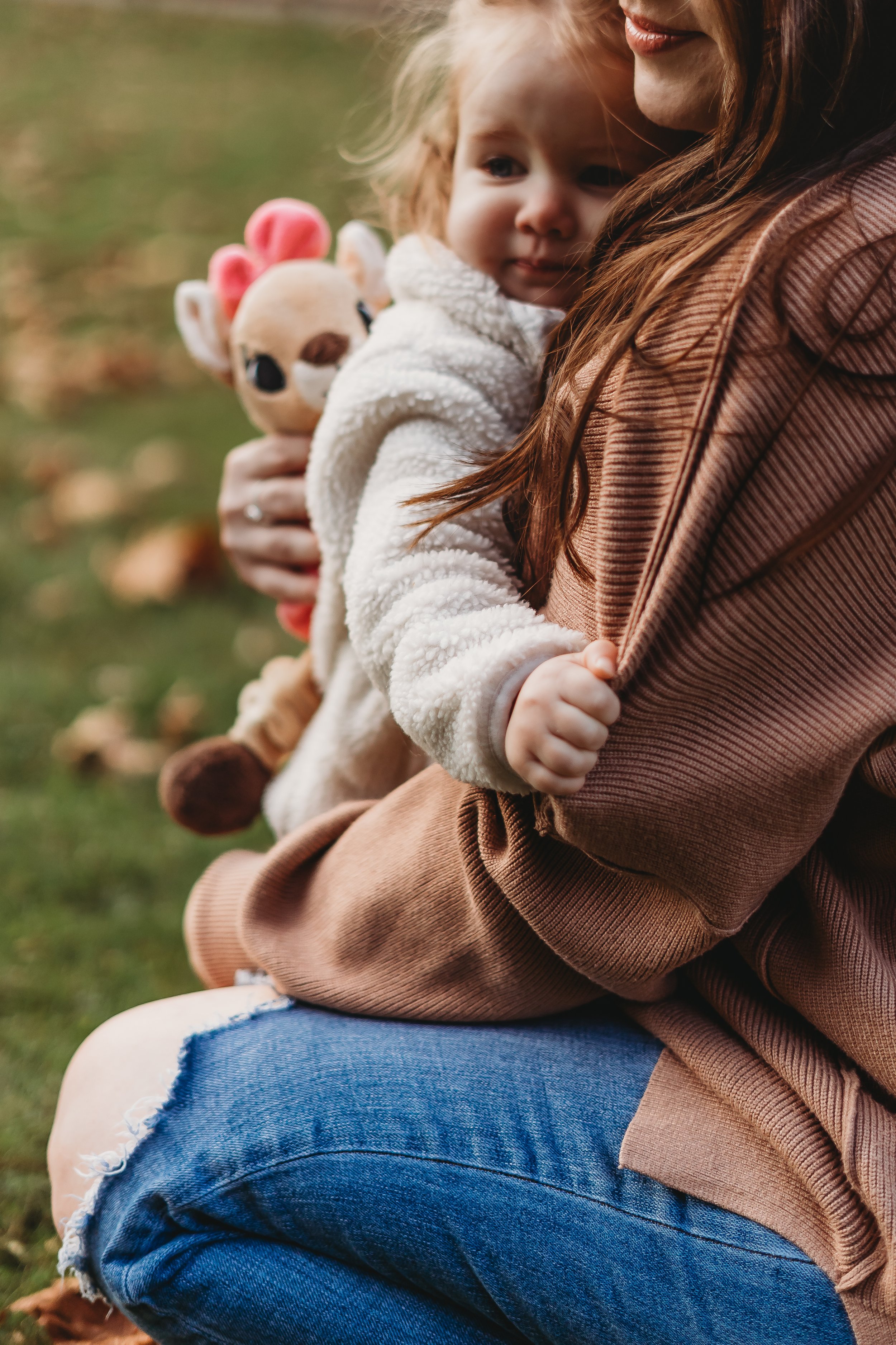 Mother daughter fall family photos