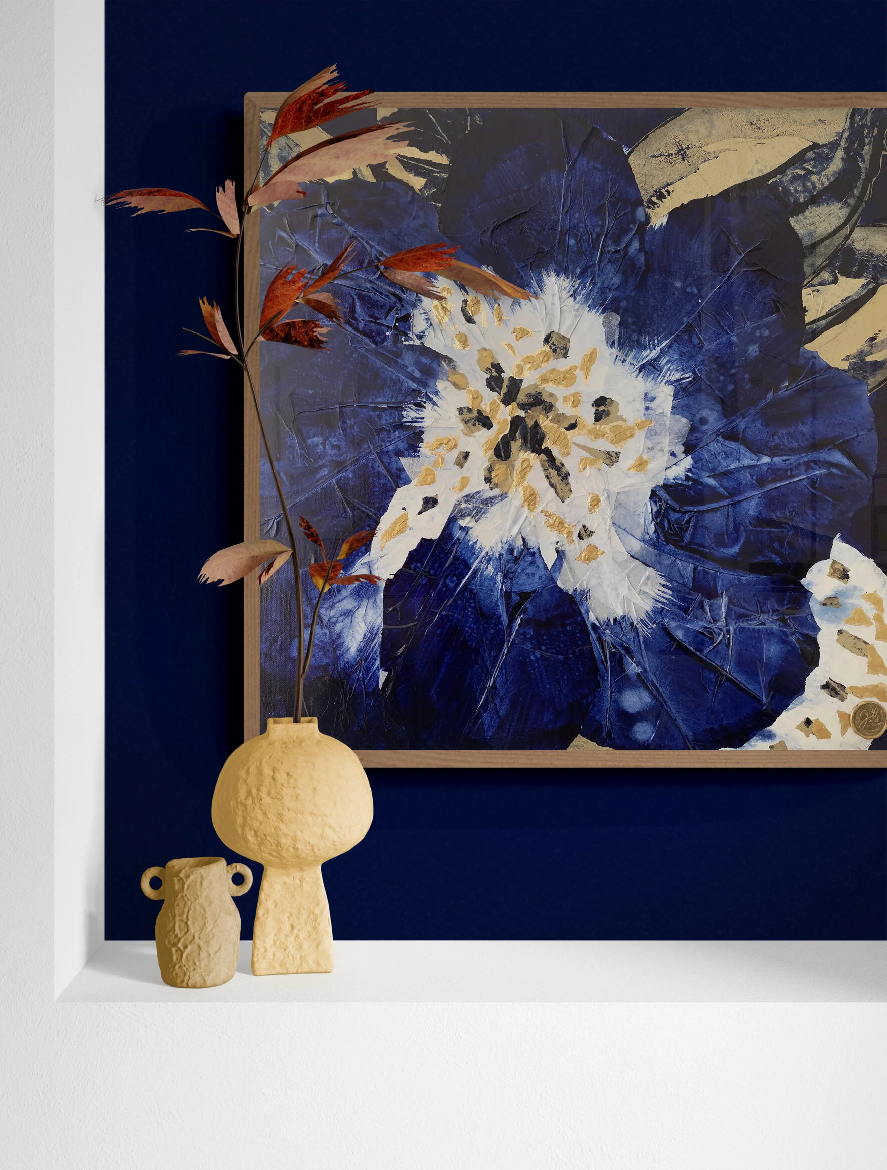 INDIGO DREAMS: Charlotte (UNFRAMED)| WAS $600, GET FOR $180 USING CODE MOVING70