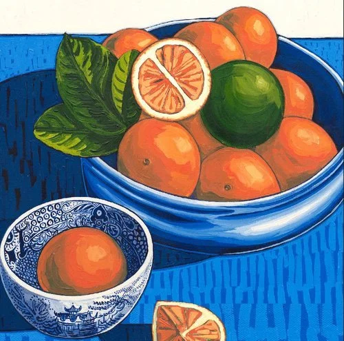 PAINTING ORANGES AND LEMONS; EXPLORING THE VIBRANT COLOUR AND TEXTURE OF CITRUS WITH JULIE LYNCH 23RD MARCH 11 TIL 5PM