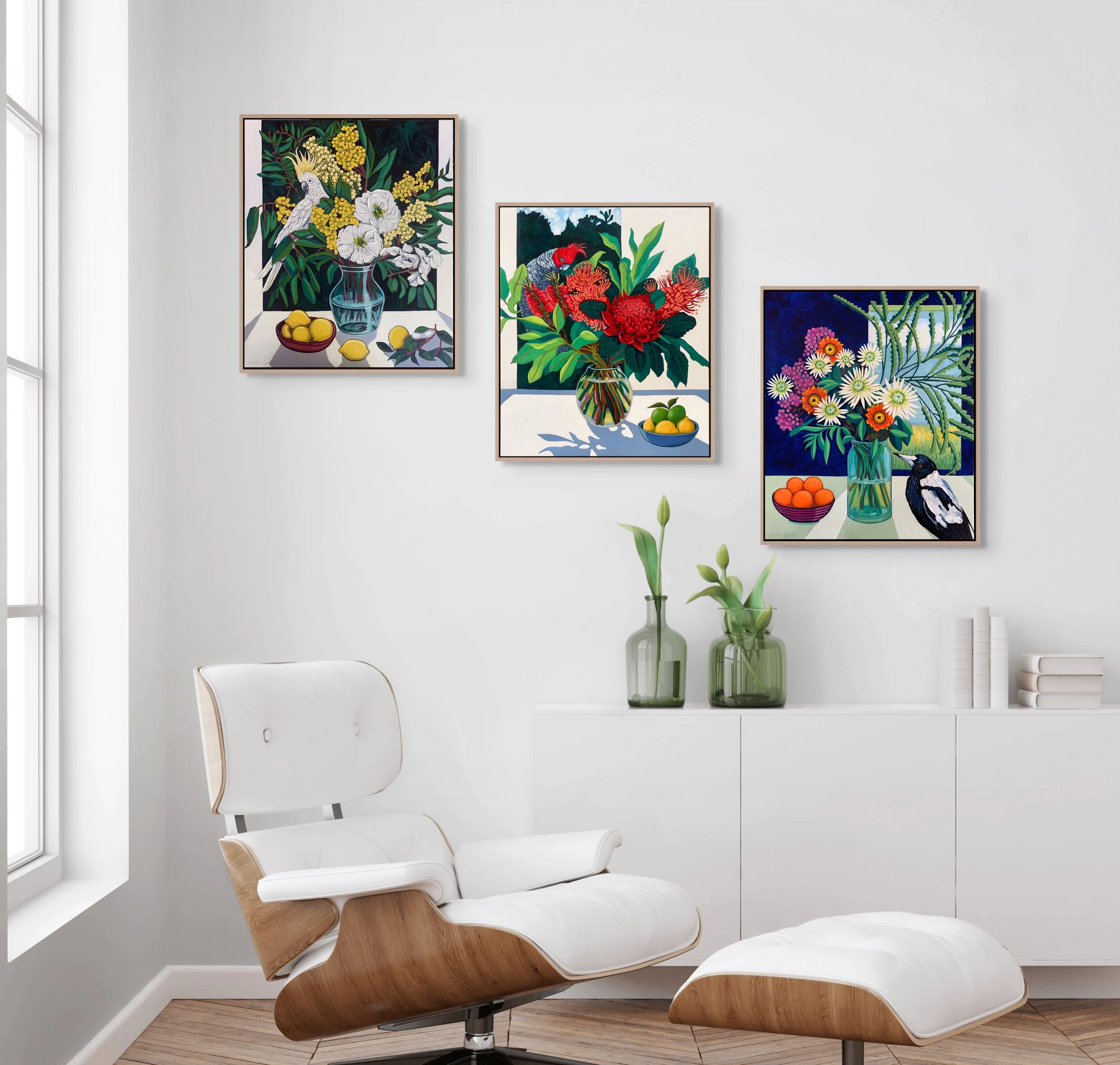 Julie Lynch_Cockatoo_Gang-gang_Magpie in Living Room.jpg