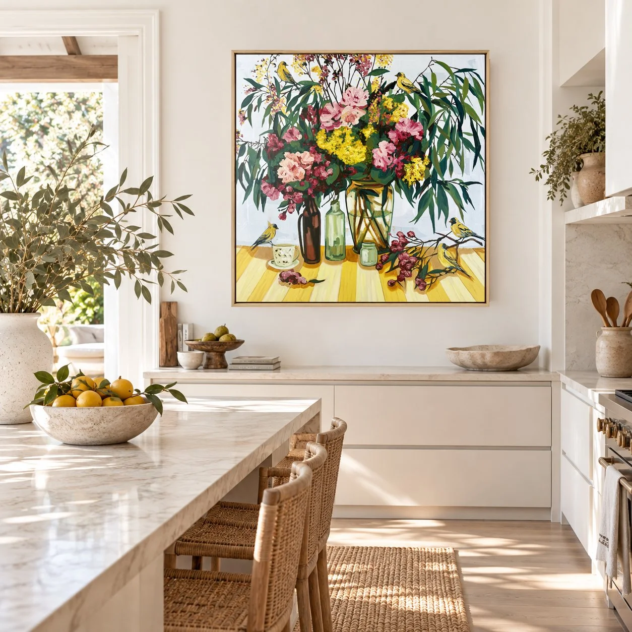 Finches and Eucalyptus_kitchen.jpg