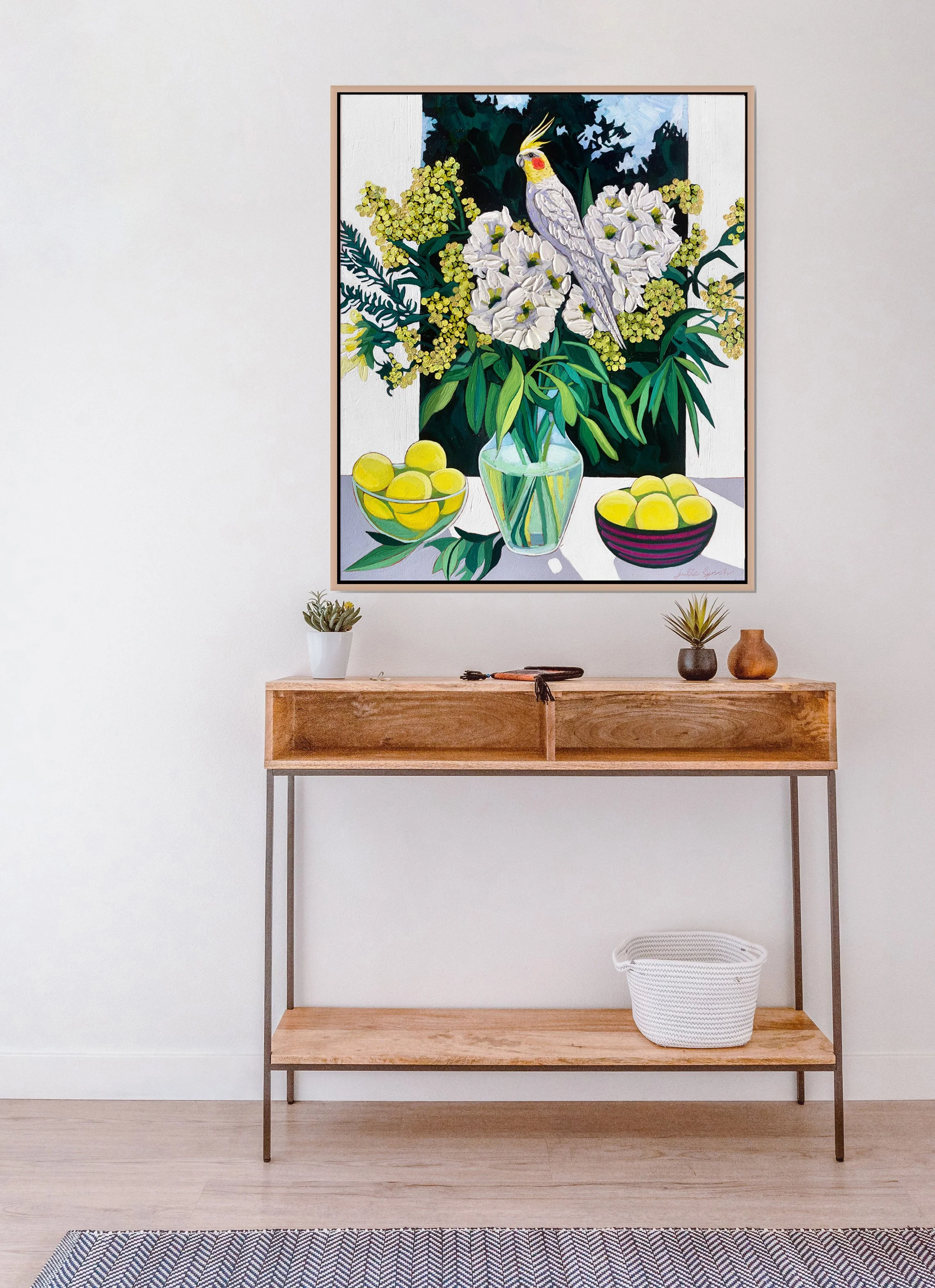 Julie Lynch_Cockateil and Lemons hallway.jpg