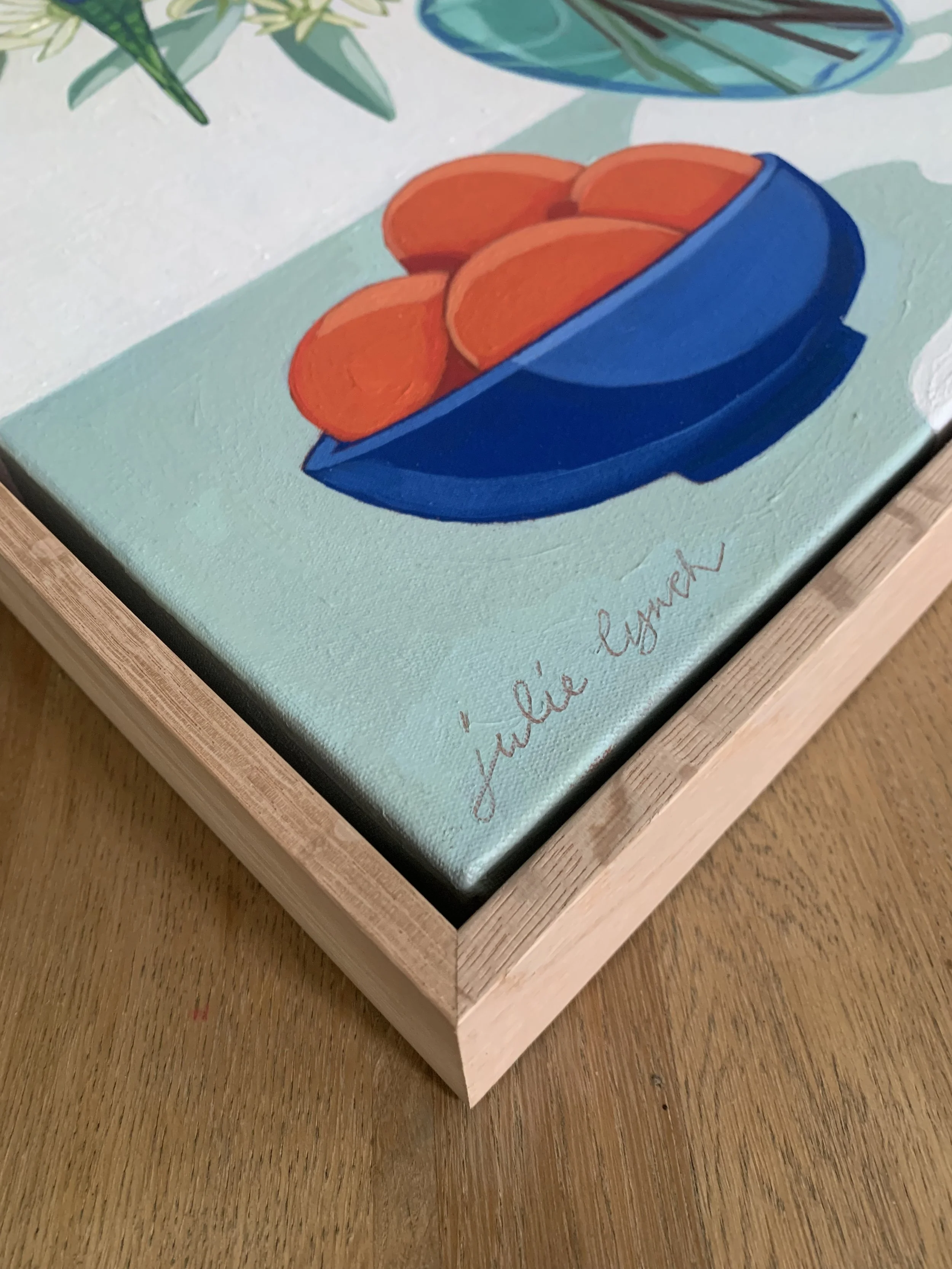 Rainbow Lorikeets and Oranges_side.jpg