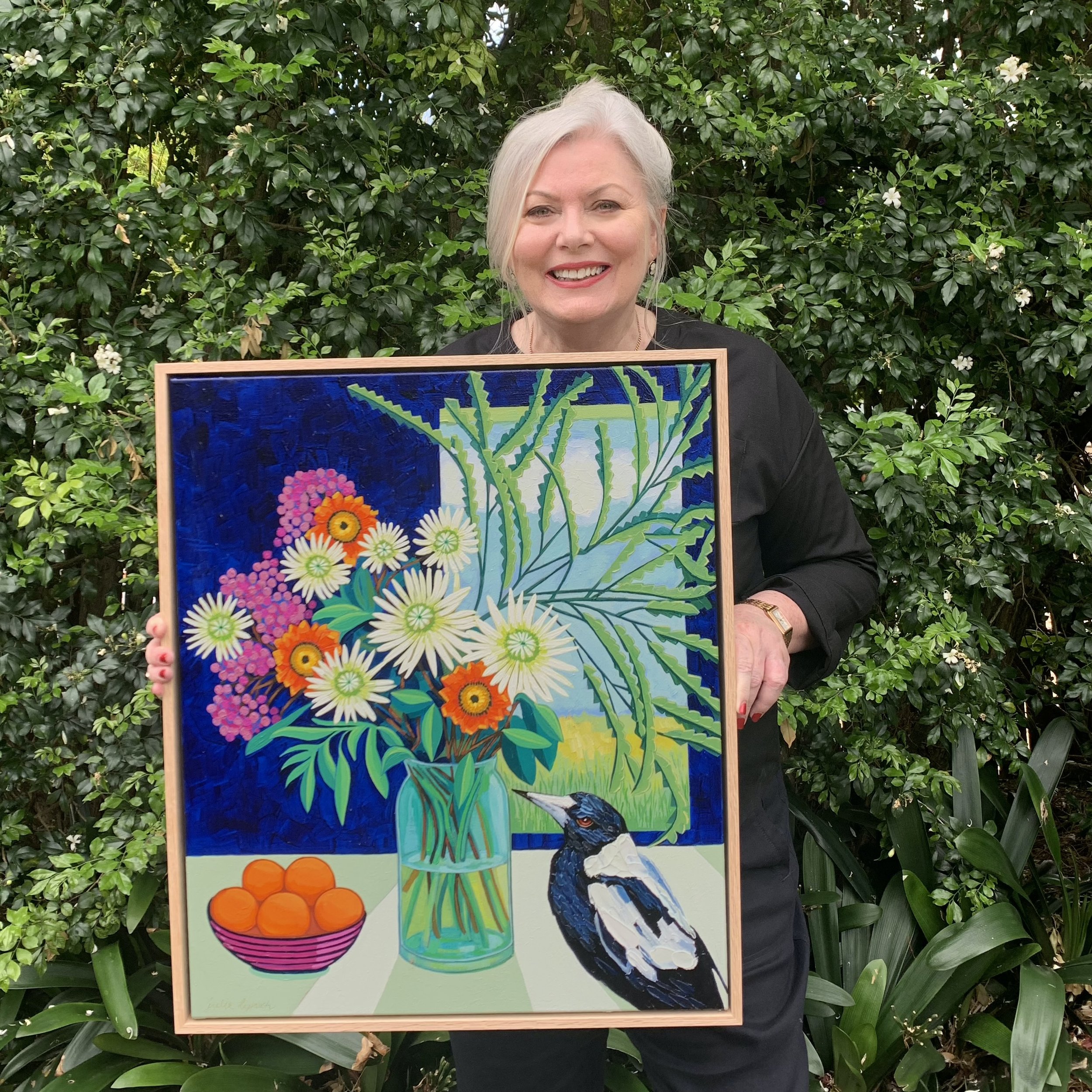 Julie and Magpie Painting.jpeg