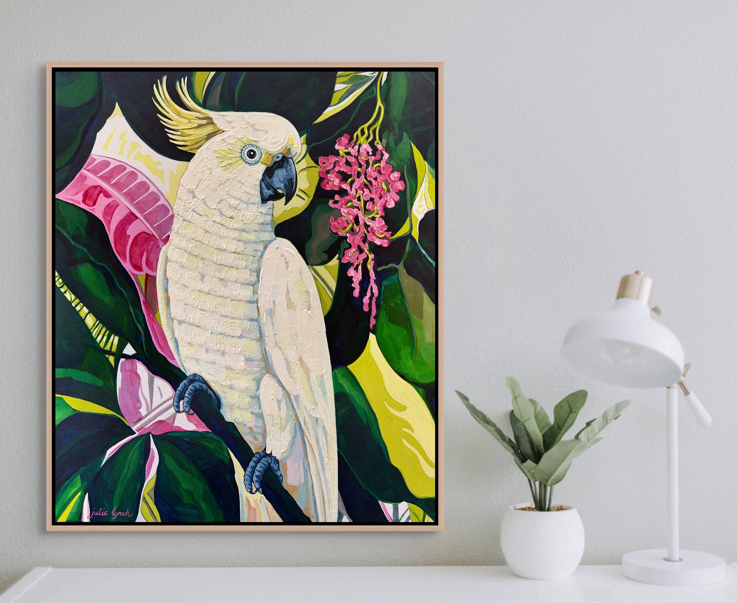 Julie Lynch_Sulphur Crested Cockatoo_interior desk2.jpg