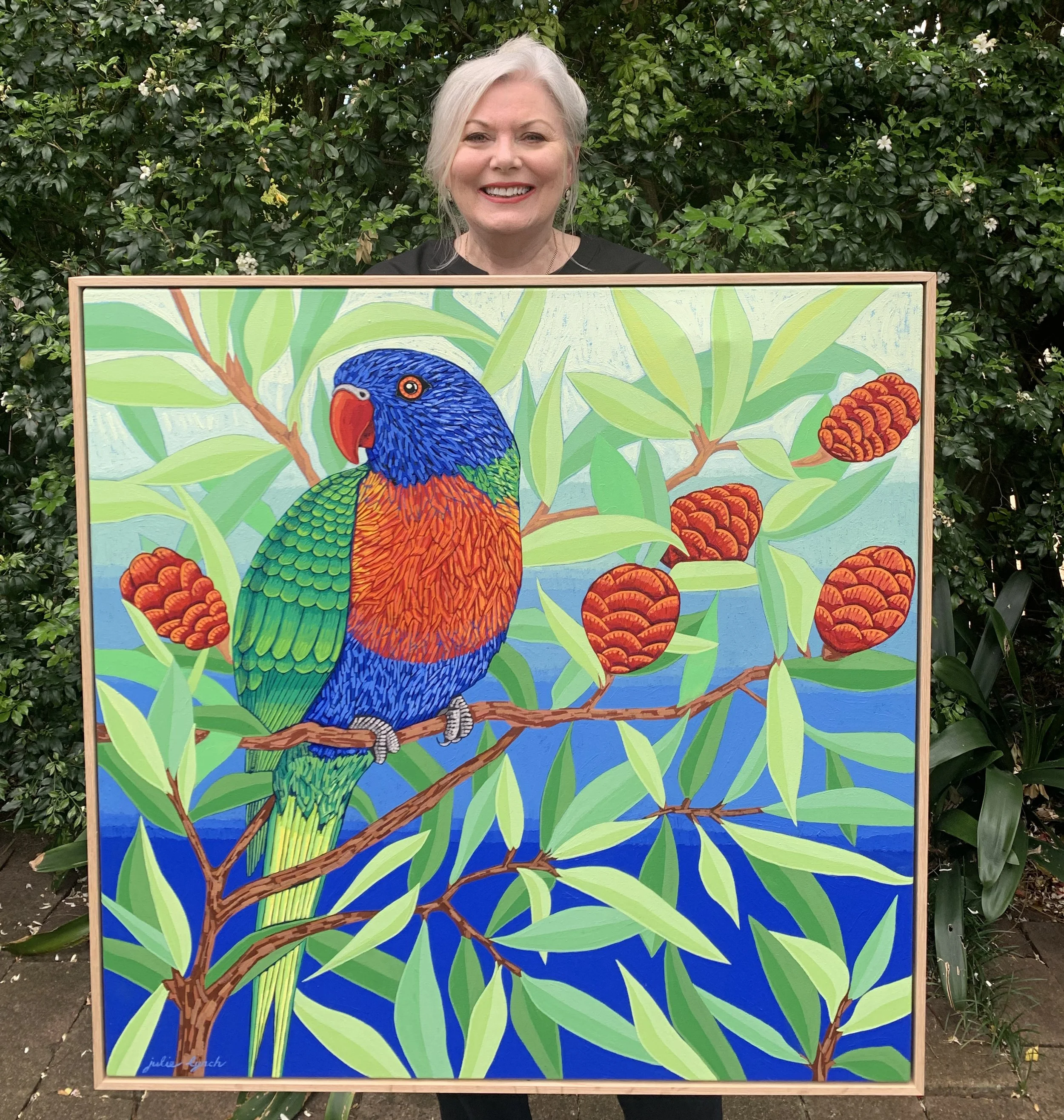 Julie and Razzle Lorikeet.jpg