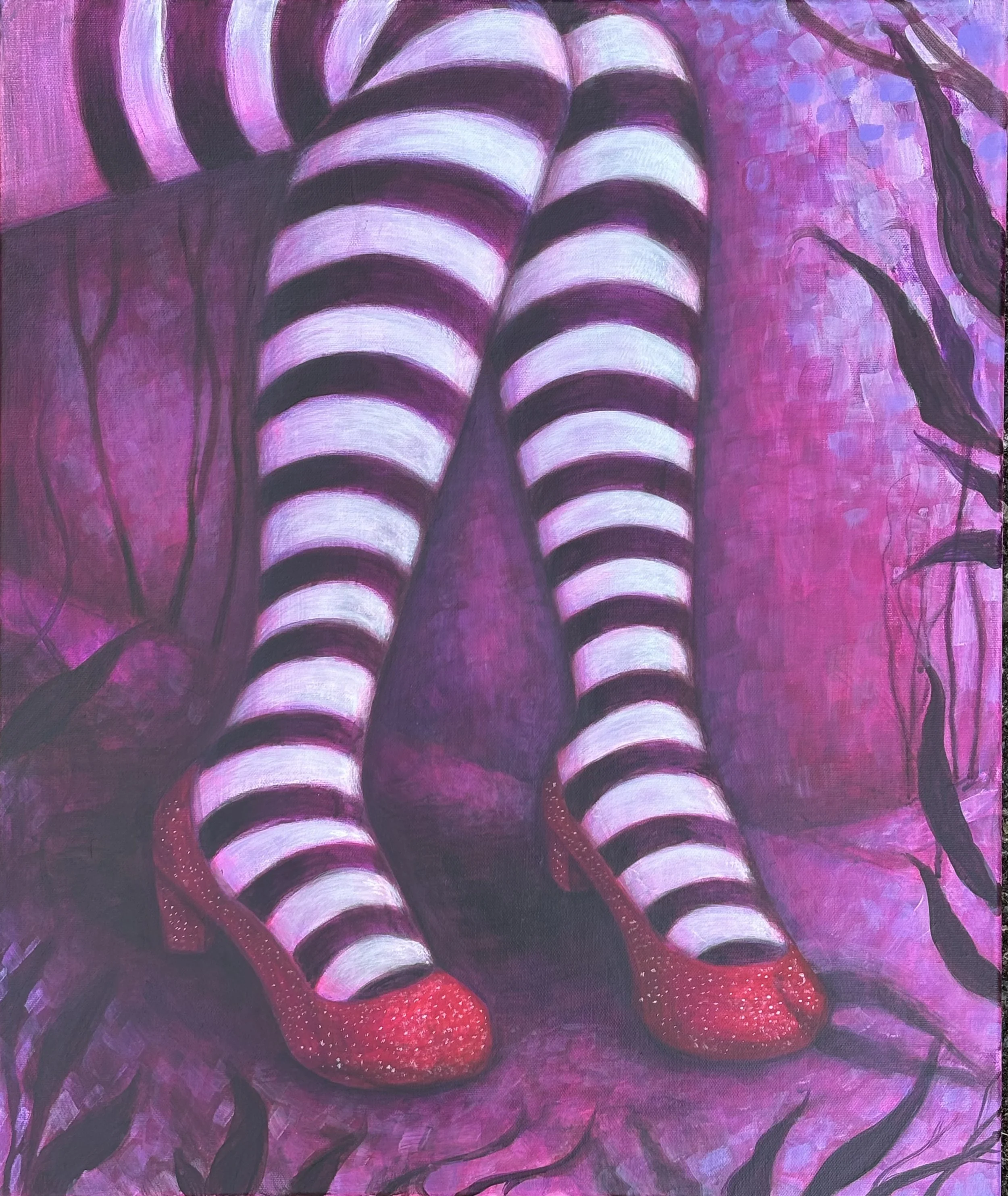 "The Life Of The Wicked" acrylic on canvas