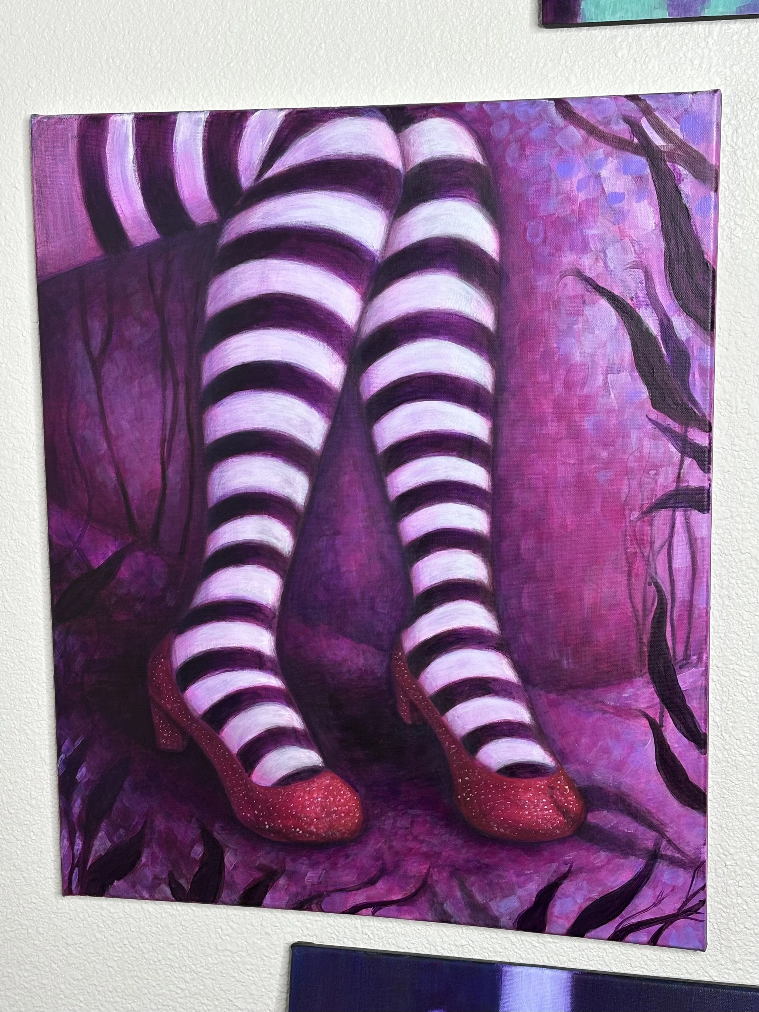 "The Life Of The Wicked" acrylic on canvas