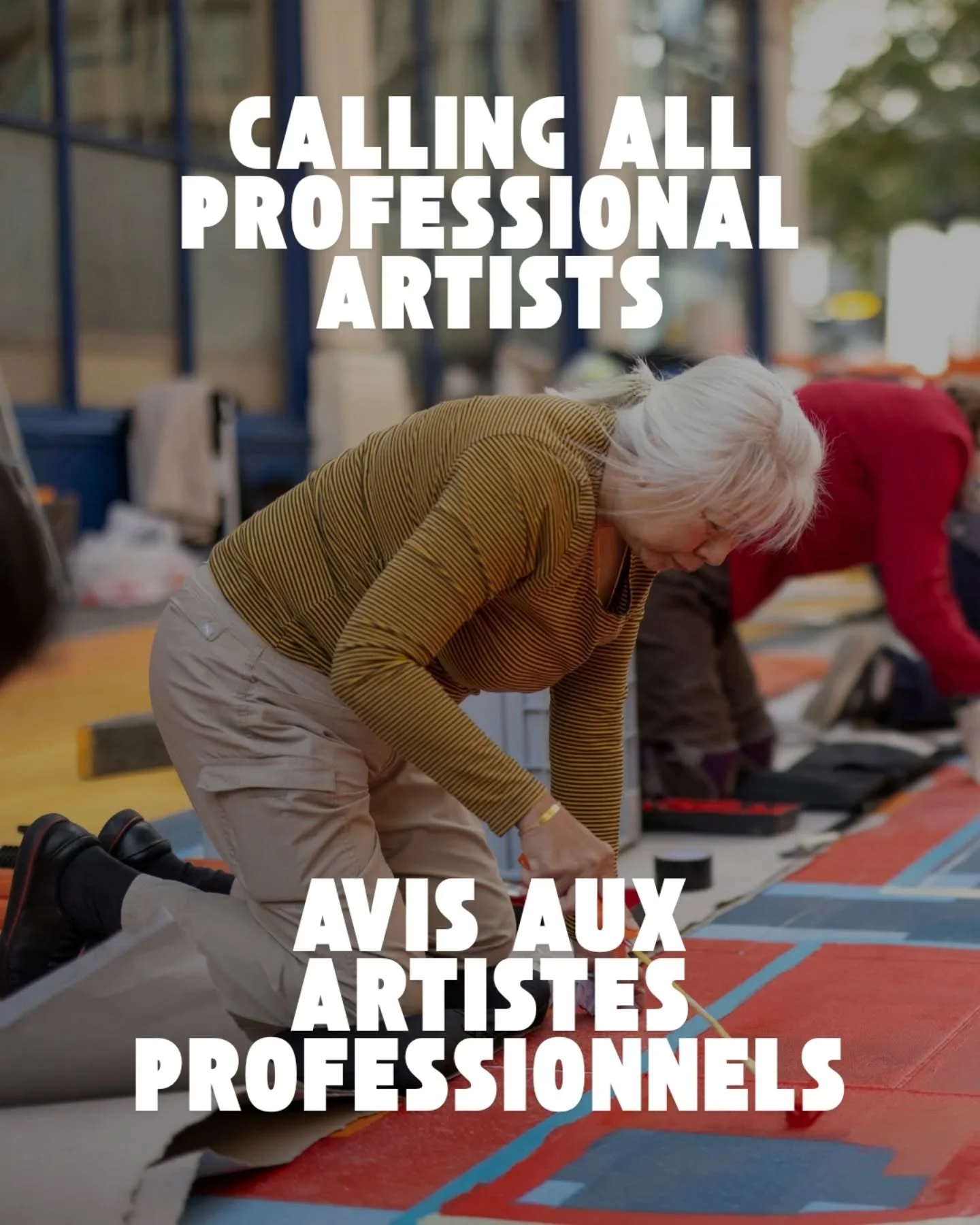 York Street West is your next canvas! 🎨 
Backed by the Bloomberg Philanthropies Asphalt Art Initiative grant program, the ByWard Market District Authority, in partnership with City of Ottawa’s ByWard Market Public Realm Office, the City&
