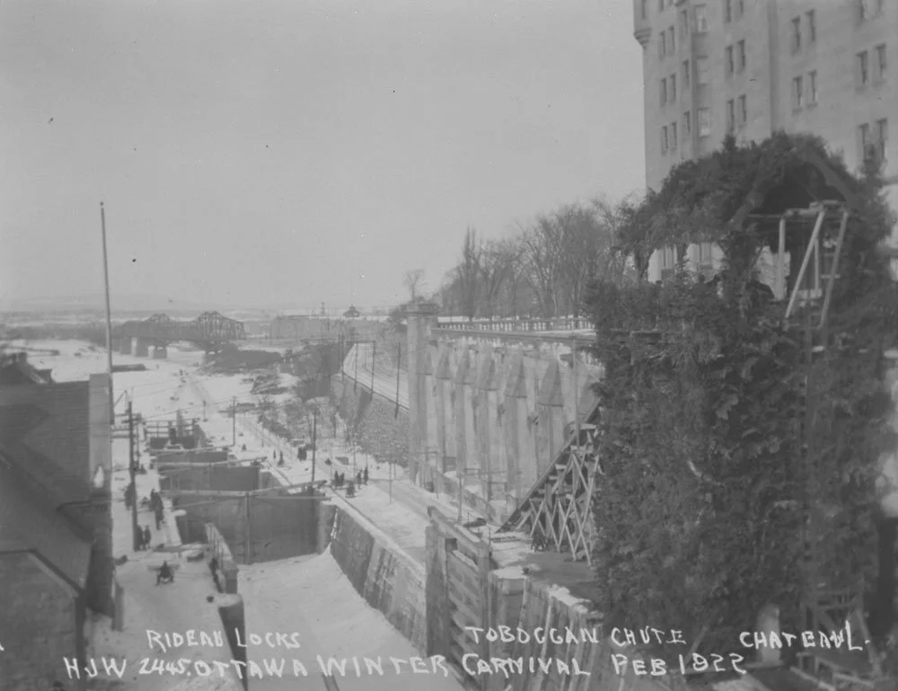 Toboggan Chute, Chateau Laurier  (1922)