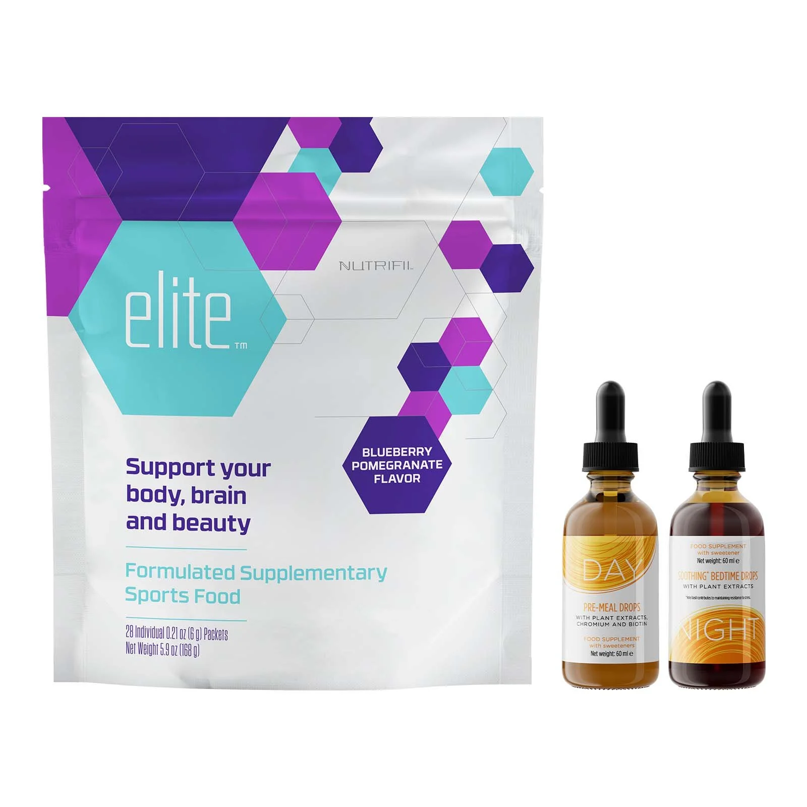 Slenderiiz Day and Night Drops & Nutrifii ELITE Combo Pack