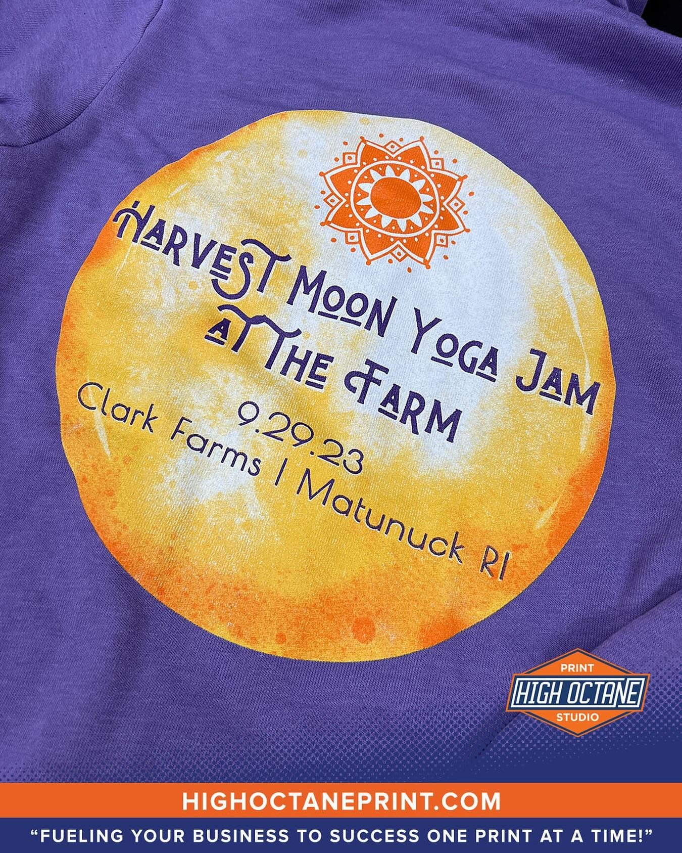 All this solar eclipse talk has us reminiscing on this print we did for @allthatmattersyoga🌒 back in September

Leave it to us to capture all the detail within your logo!🕉️🌕

High Octane Print Studio 
sales@highoctaneprint.com 
📍931 Main St. Cove
