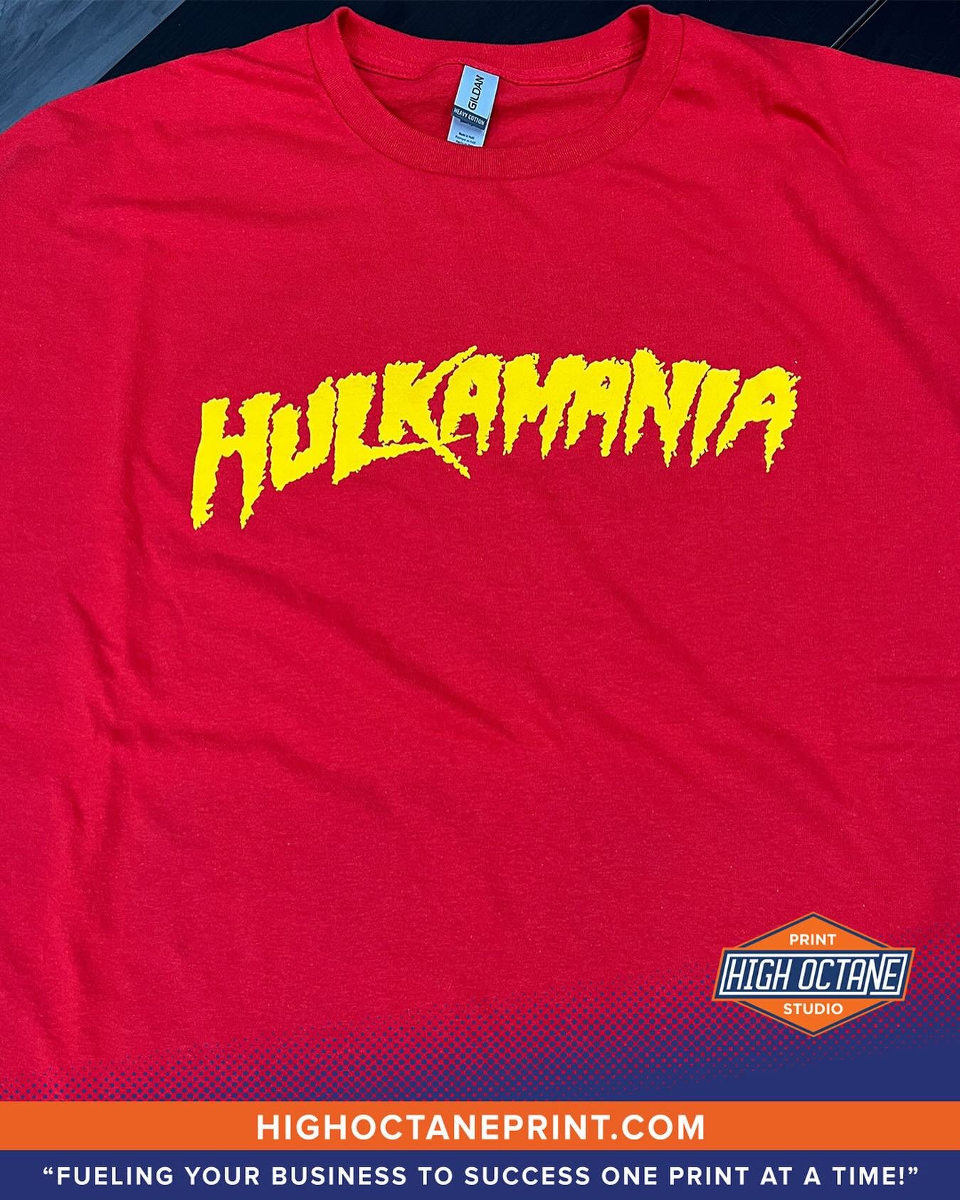 &ldquo;Whatcha gonna do brother??!!!&rdquo;🇺🇸💪🏽🤼 

With @hulkhogan in town promoting his beer @therealamericanbeer today we had the opportunity to print a custom tee for a true Hulkamaniac!

High Octane Print Studio 
sales@highoctaneprint.com 
?
