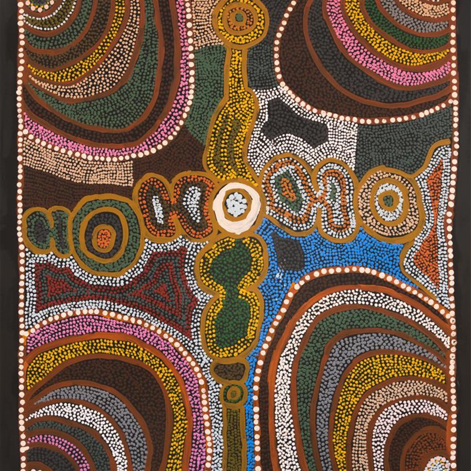 NIAF 2024, 29-30 June, Gadigal Land, The Rocks
Minyma Kutjara, or &quot;Two Women,&quot; stands as a poignant tjukurpa, a creation story that intricately maps the journey across the land, spanning from South Australia through the Central Desert to Ka