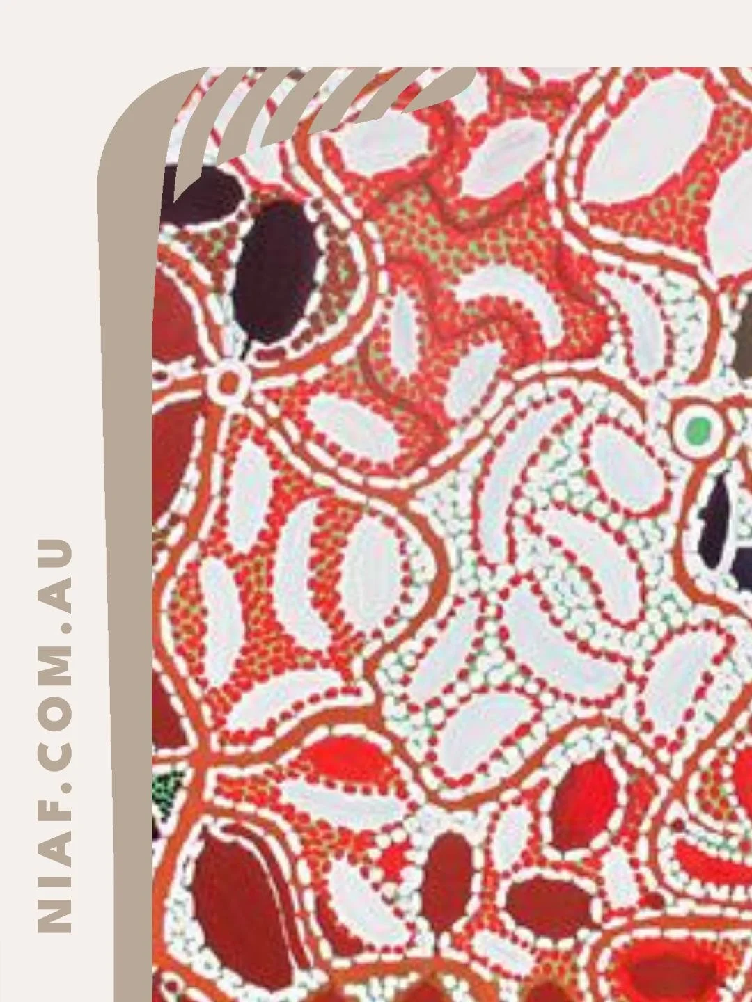 Warnayaka Art &amp; Cultural Aboriginal Corporation will be at the National Indigenous Art Fair 2026  returning to The Cutaway, Barangaroo, 3&ndash;5 July ❤️🎨👣 

Located in Lajamanu, deep in the northern Tanami Desert, 900km south of Darwin, Warnay