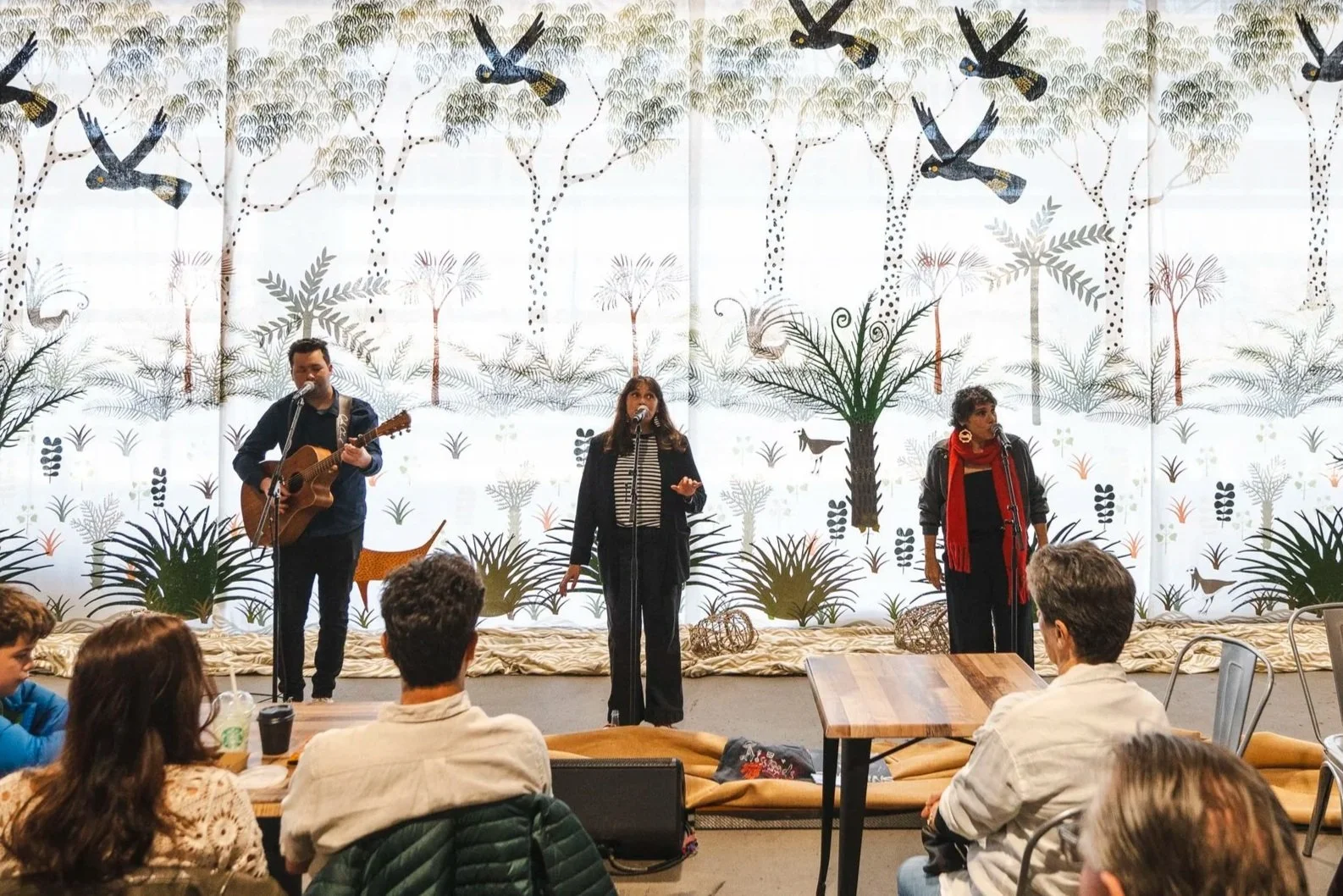 Singing Performance by Stiff Gins