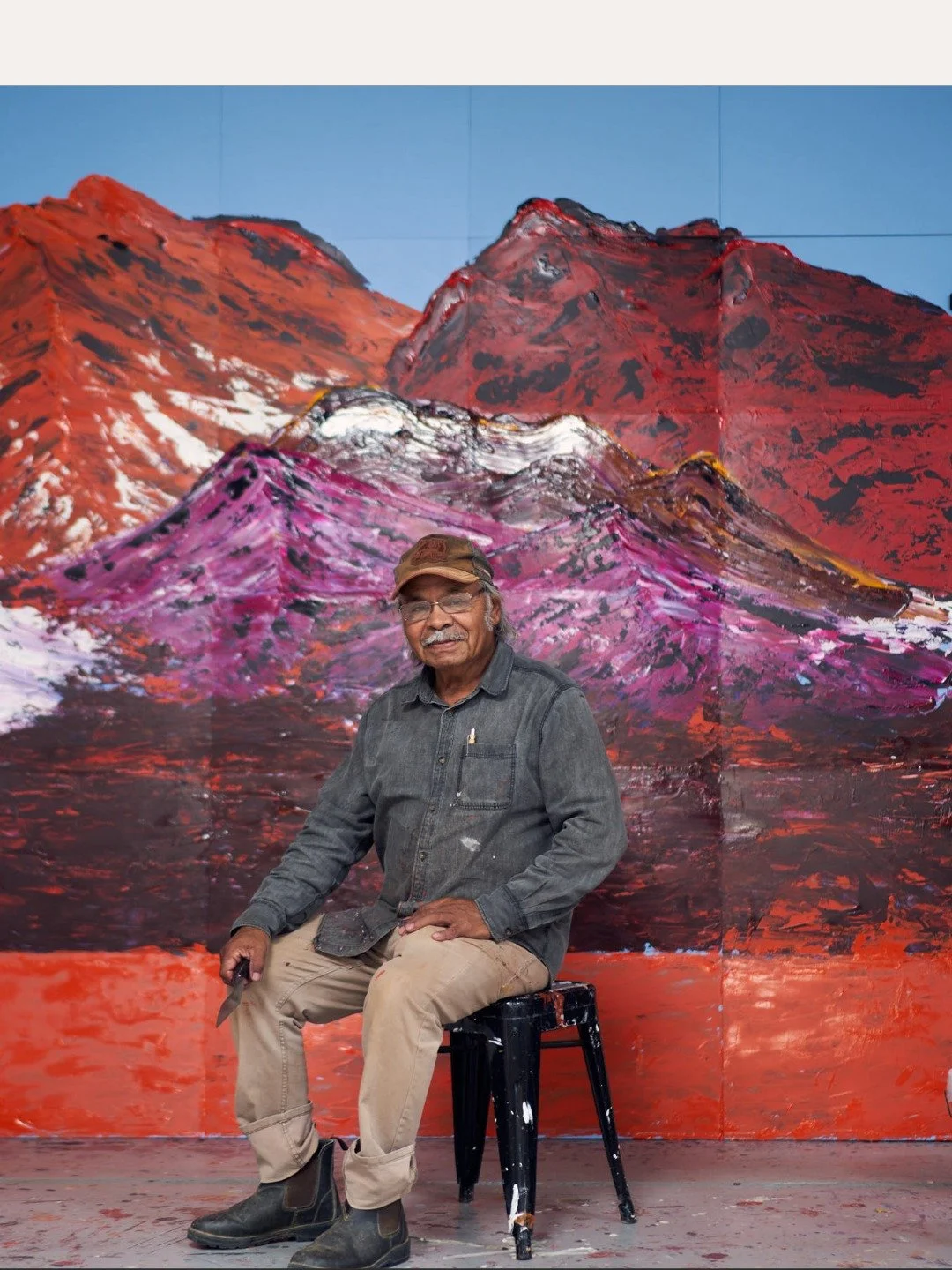 APY Art Centre Collective will be at the National Indigenous Art Fair 2026 returning to The Cutaway, Barangaroo, 3&ndash;5 July ❤️🎨👣

Artist: George Cooley
Image courtesy of APY Art Centre Collective

Experience authentic, one-of-a-kind artworks an