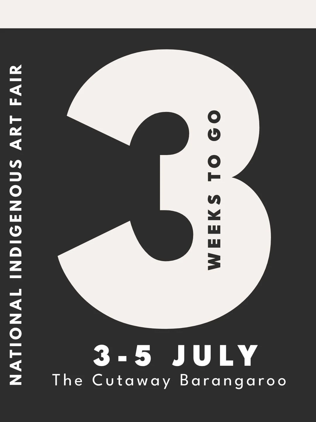 We are just 3 weeks away from the National Indigenous Art Fair!

Join us at The Cutaway, Barangaroo from 3&ndash;5 July 2026. Celebrating our seventh year and coinciding with NAIDOC Week, this year's event will bring together more than 30 remote Indi