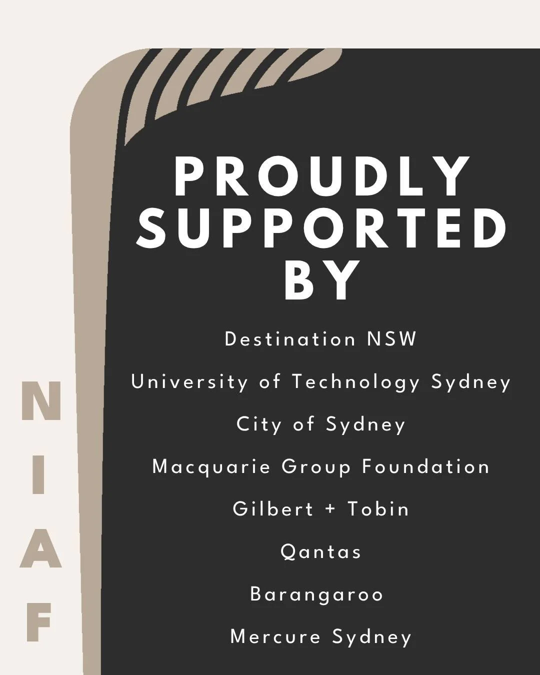 A huge thank you to our incredible sponsors and supporters of the National Indigenous Art Fair. We are deeply grateful for your support and proud to have you alongside us on this journey.

Experience authentic, one-of-a-kind artworks and cultural sto